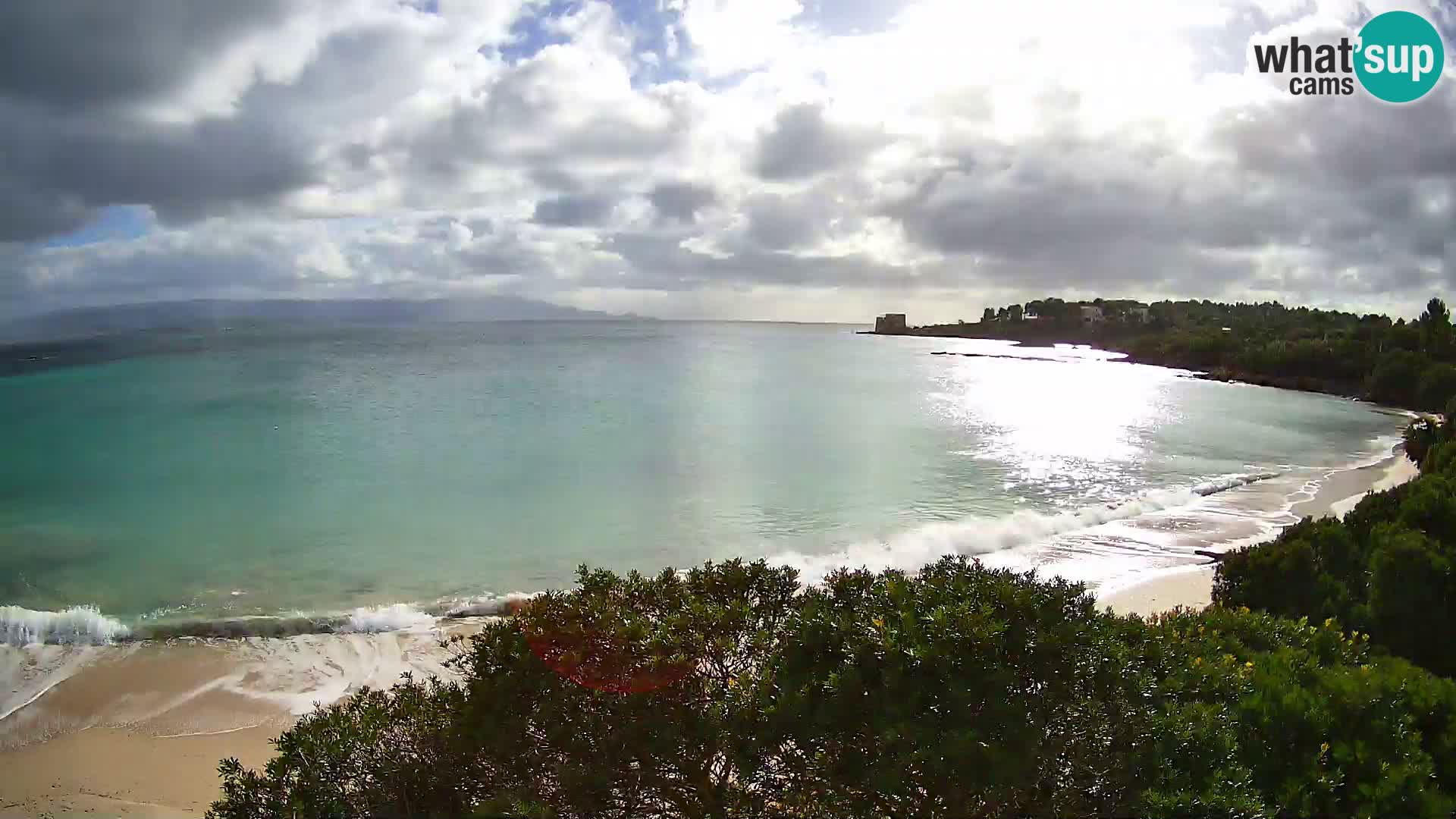 Webcam Lazzaretto Strand | Alghero | Sardinien