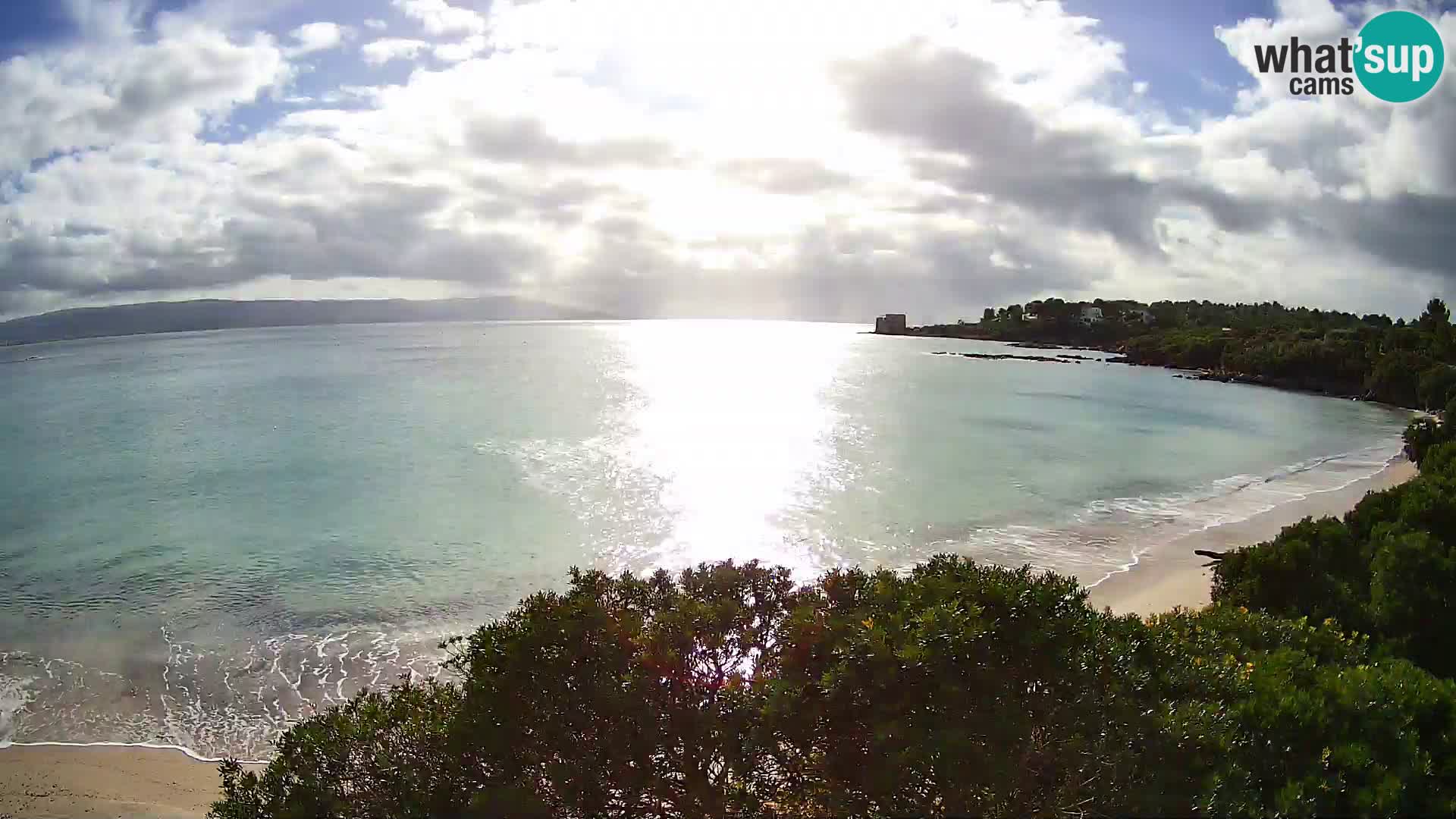 Webcam Lazzaretto Strand | Alghero | Sardinien