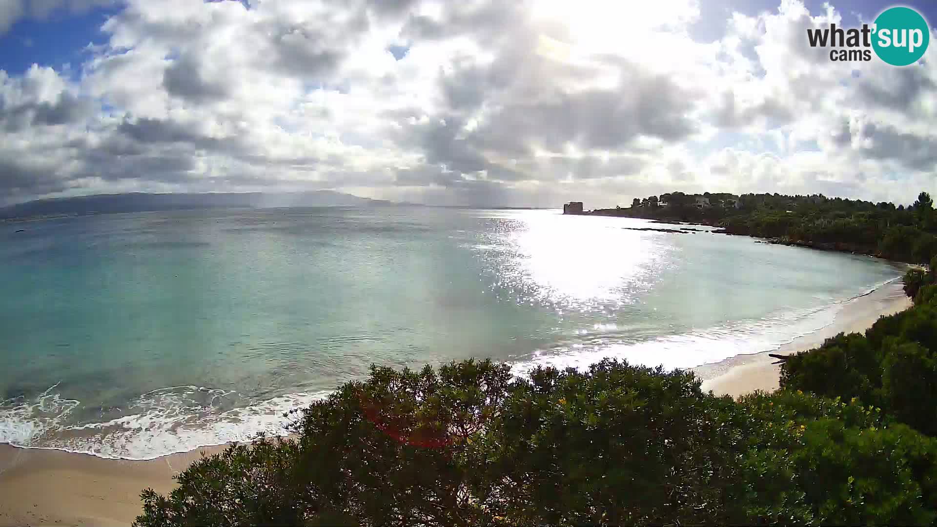 Webcam Lazzaretto Strand | Alghero | Sardinien