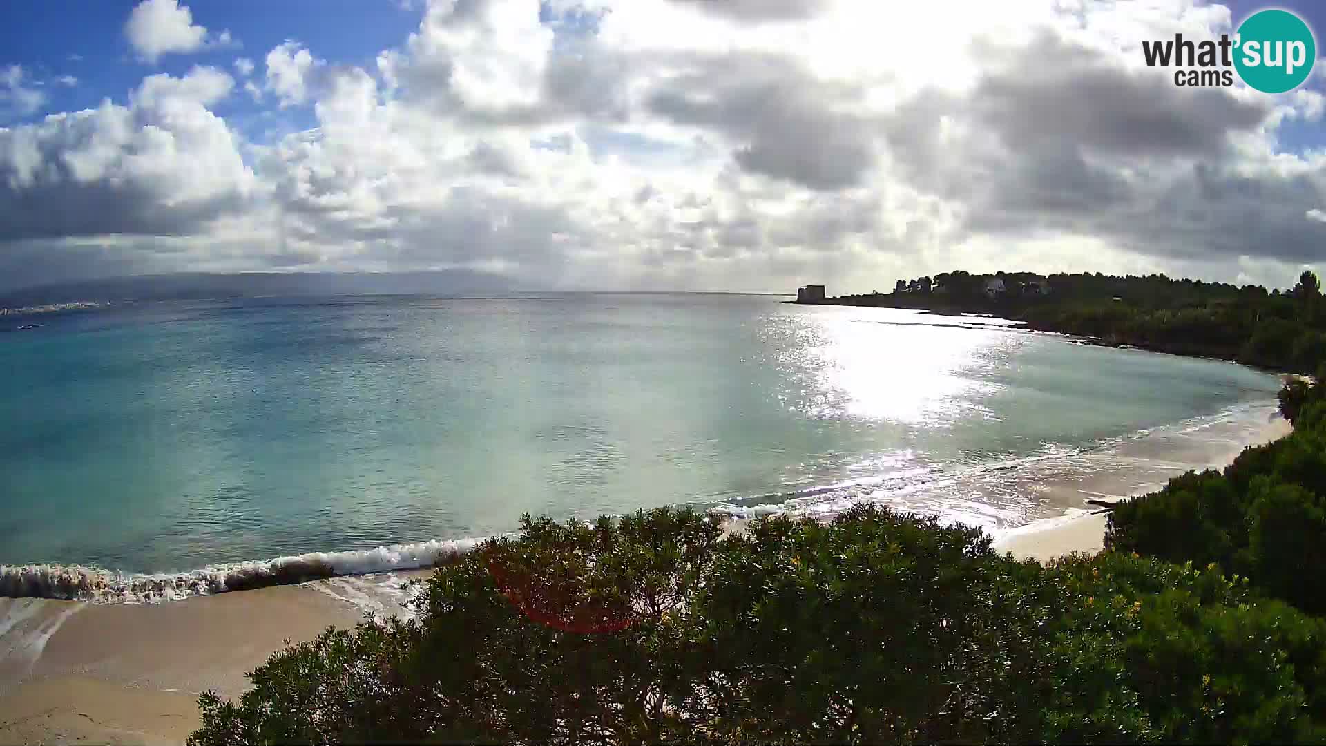 Webcam Lazzaretto beach | Alghero | Sardinia