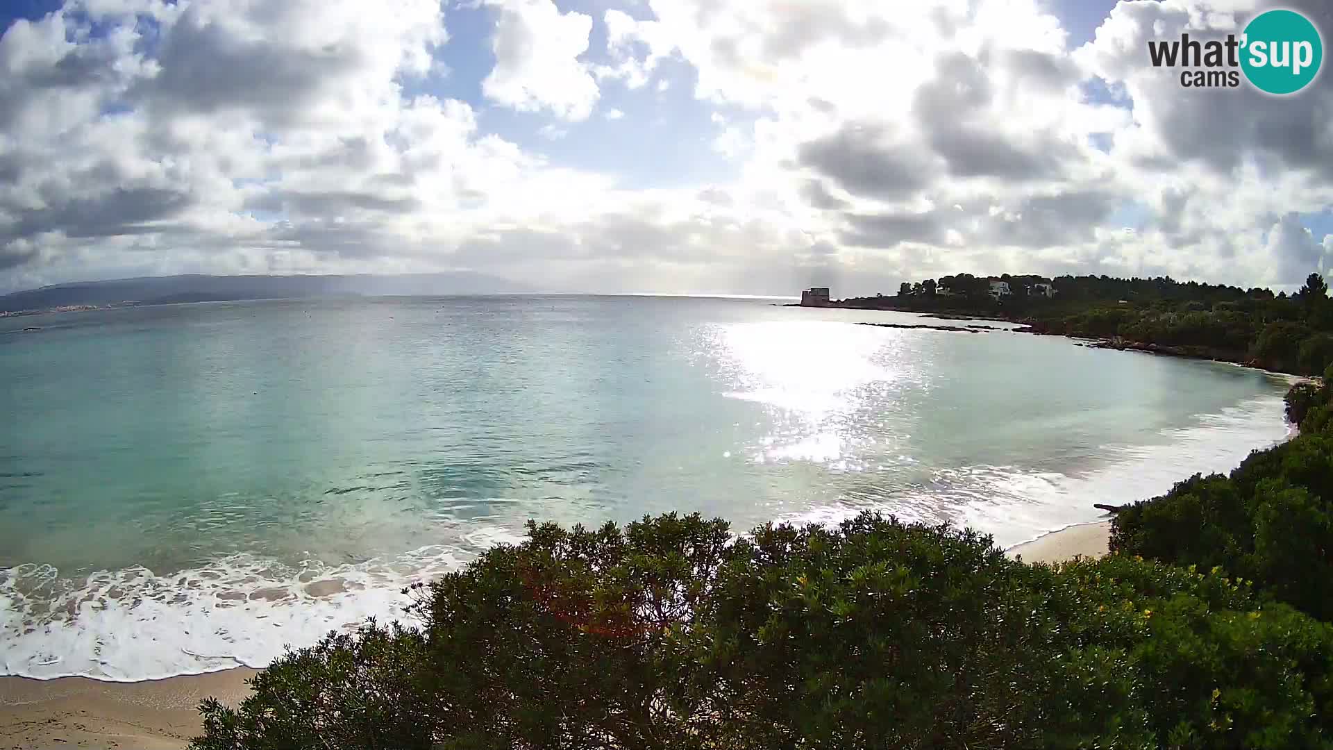 Webcam Lazzaretto Strand | Alghero | Sardinien