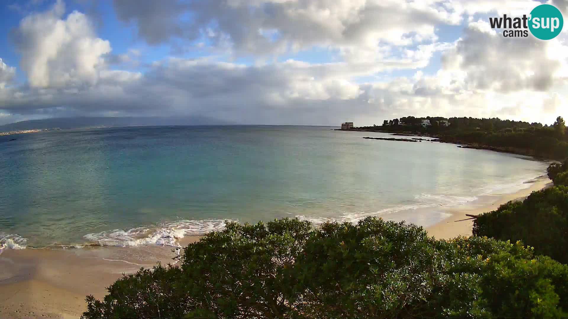 Plage Lazzaretto livecam | Alghero | Sardaigne