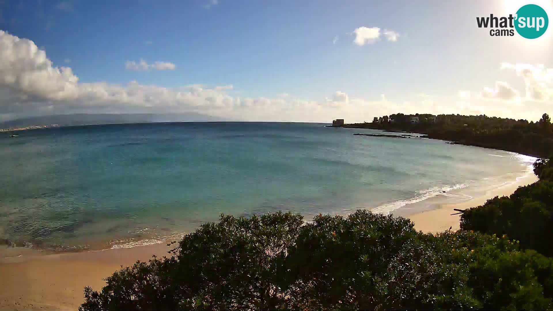 Webcam spiaggia Lazzaretto | Alghero | Sardegna