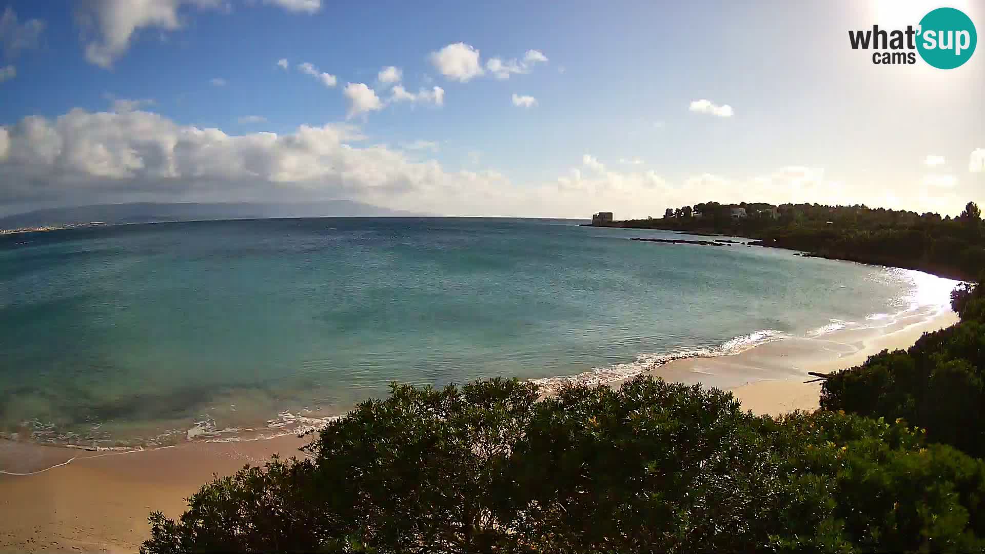 Webcam Lazzaretto Strand | Alghero | Sardinien