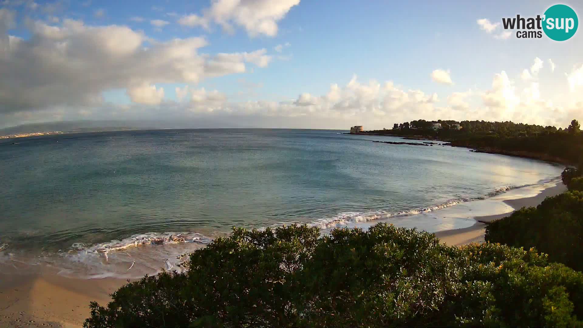 Webcam Lazzaretto beach | Alghero | Sardinia