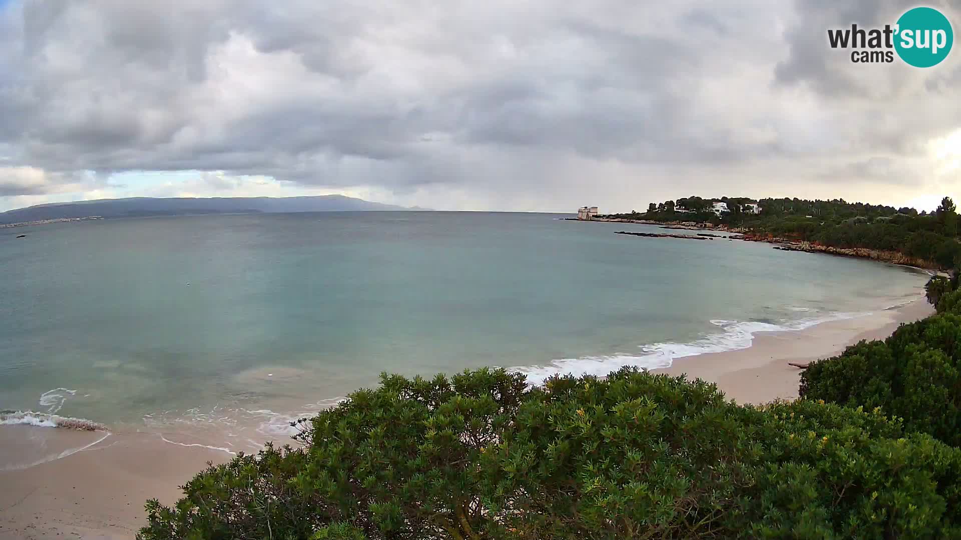 Kamera plaža Lazzaretto | Alghero | Sardinija