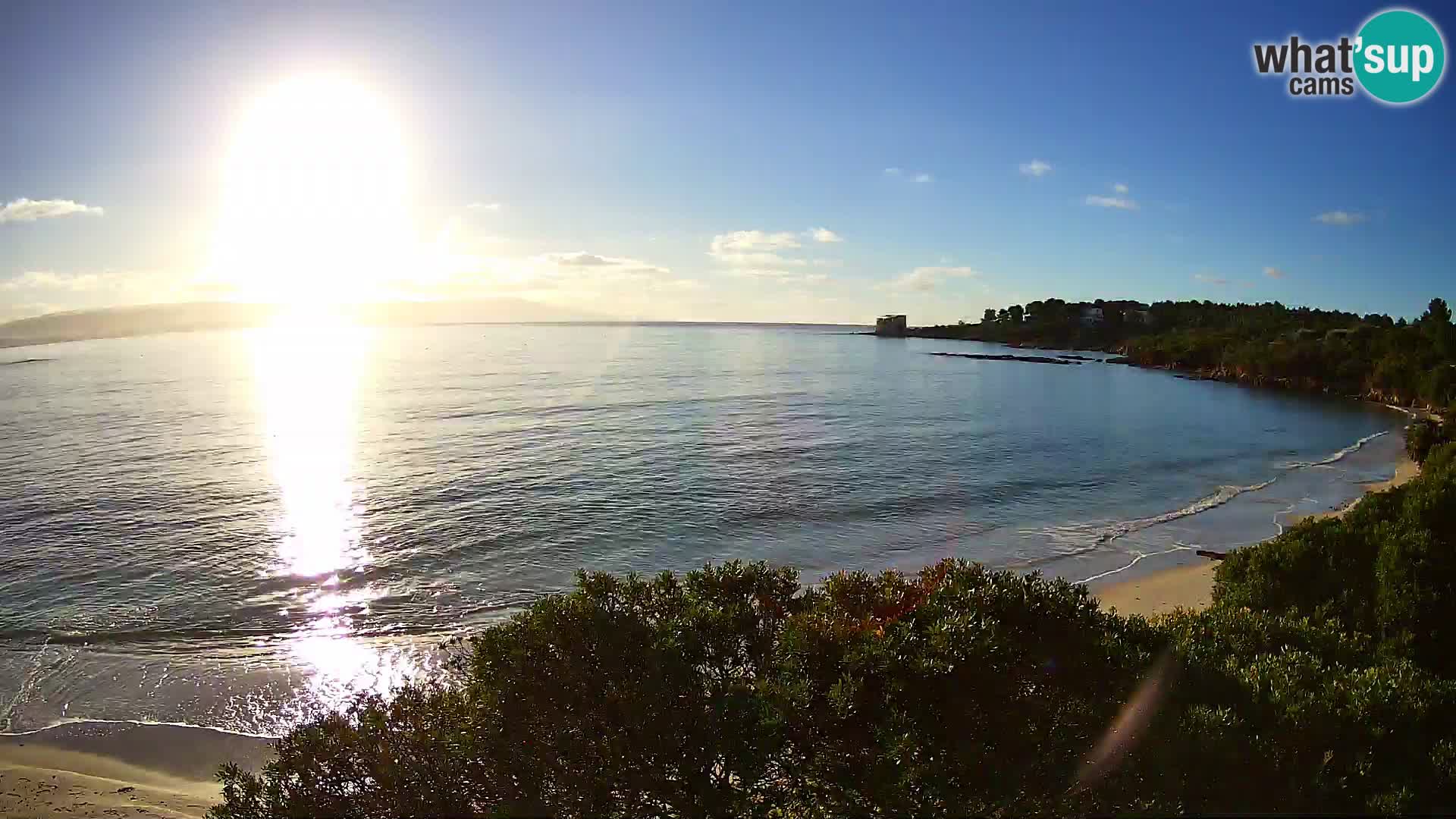 Plage Lazzaretto livecam | Alghero | Sardaigne