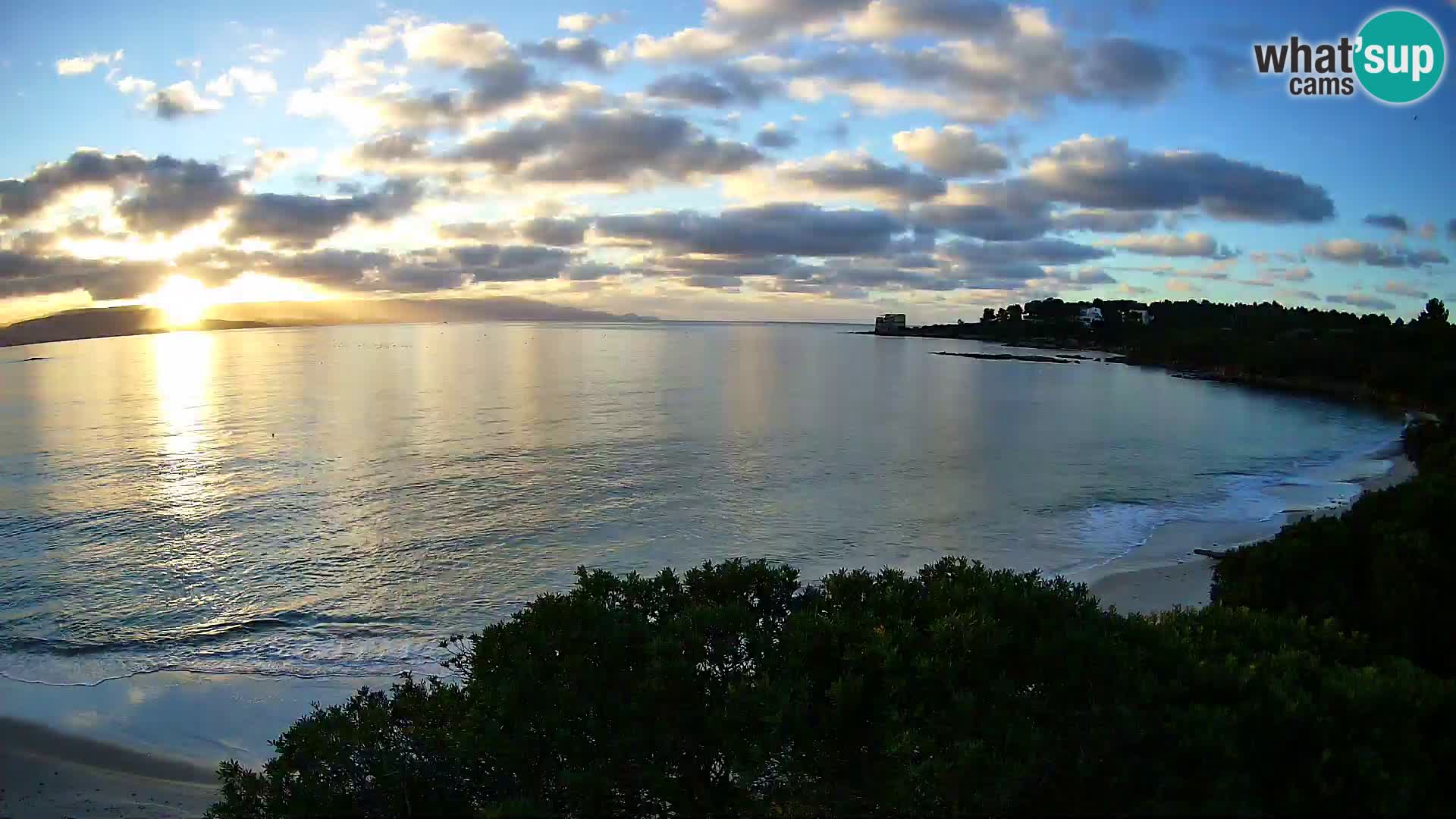 Webcam Lazzaretto beach | Alghero | Sardinia