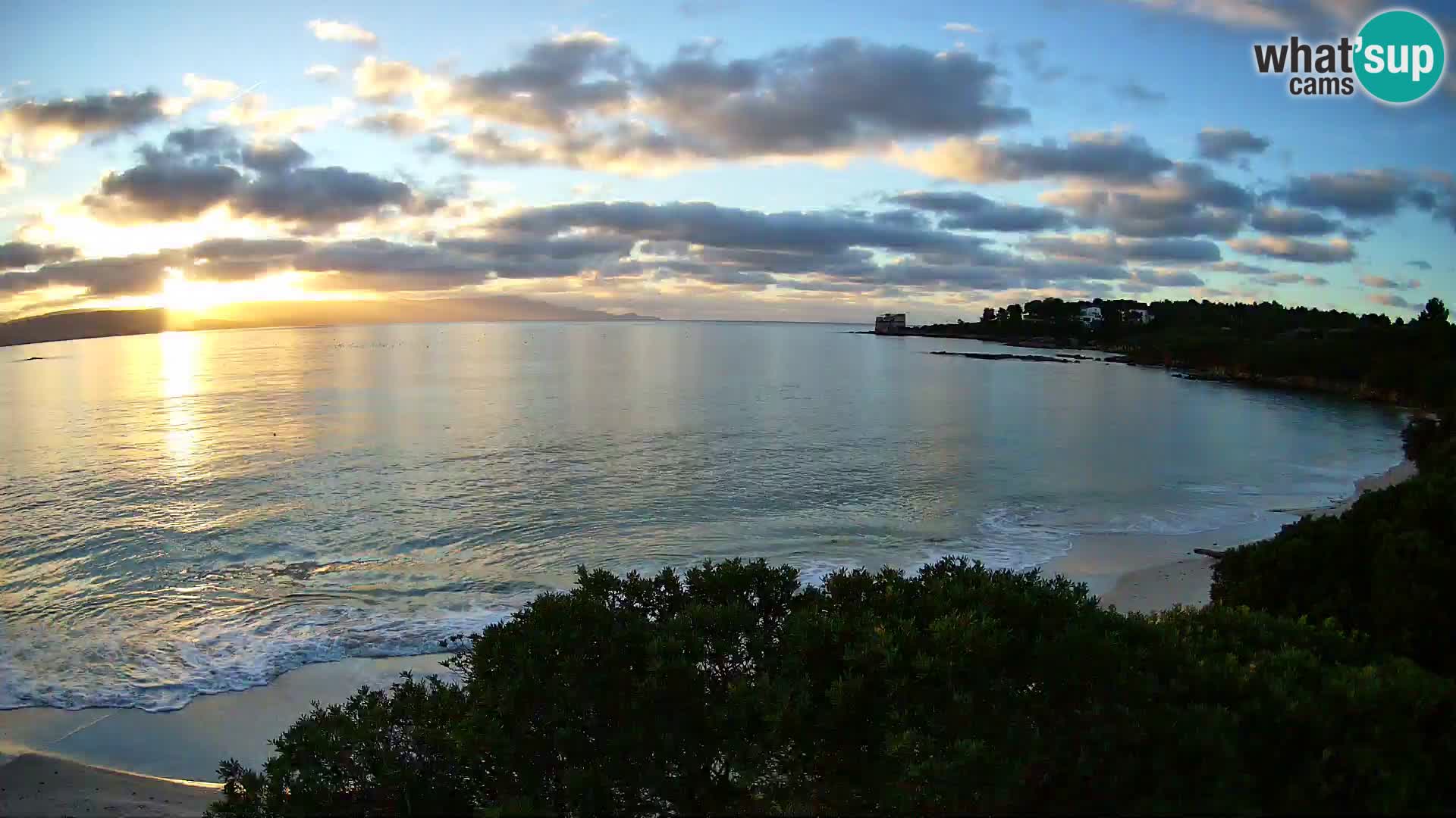 Kamera plaža Lazzaretto | Alghero | Sardinija