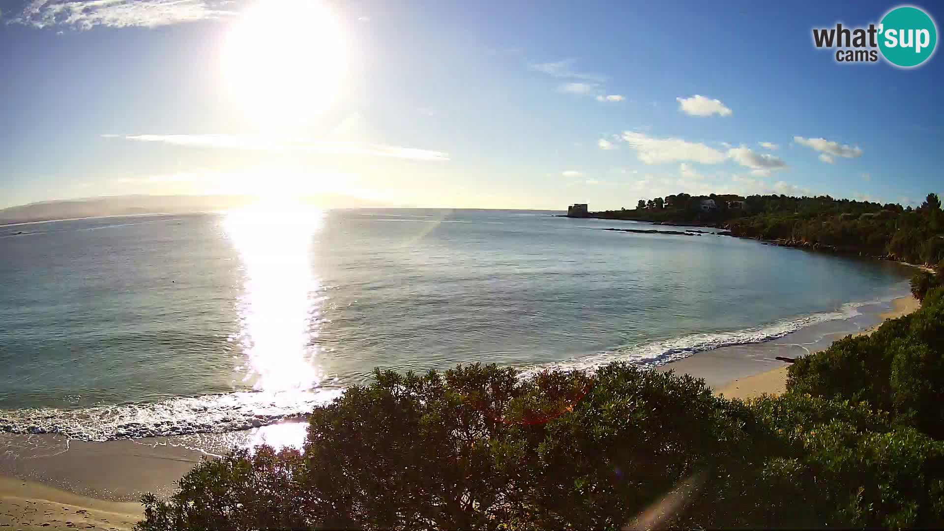 Webcam Lazzaretto beach | Alghero | Sardinia