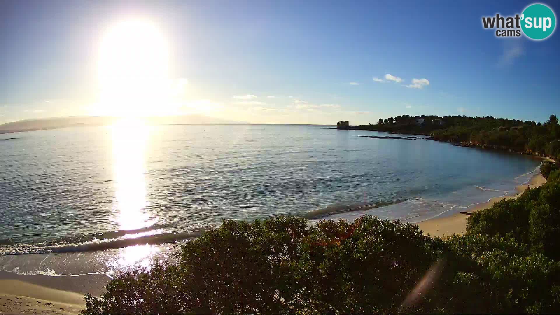 Webcam Lazzaretto beach | Alghero | Sardinia