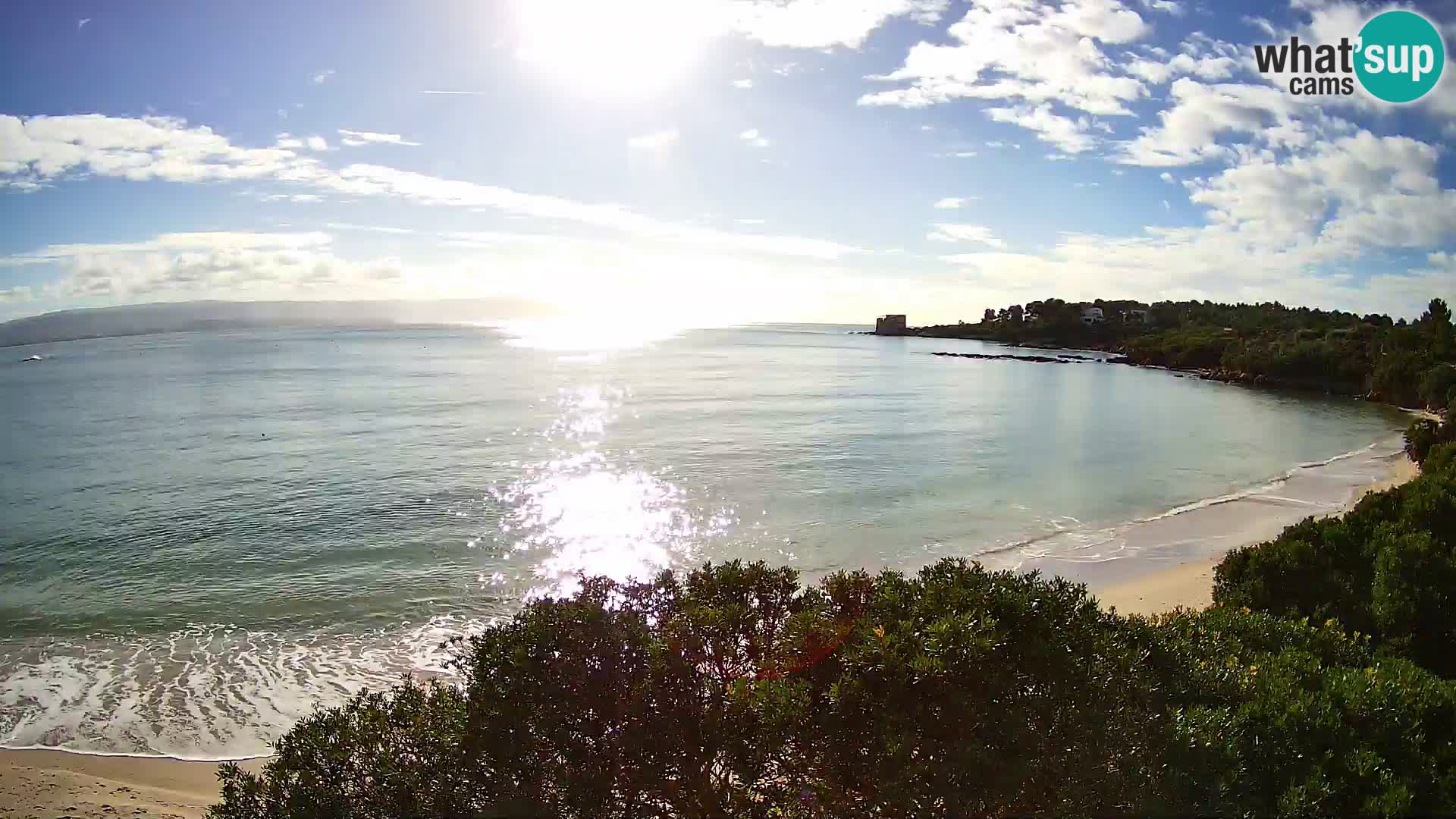 Kamera plaža Lazzaretto | Alghero | Sardinija