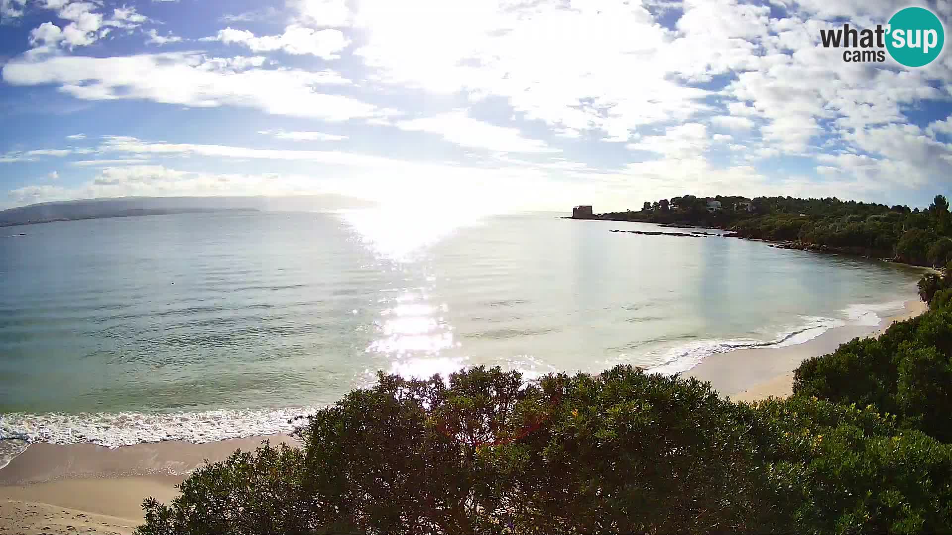 Web kamera plaža Lazzaretto | Alghero | Sardinija