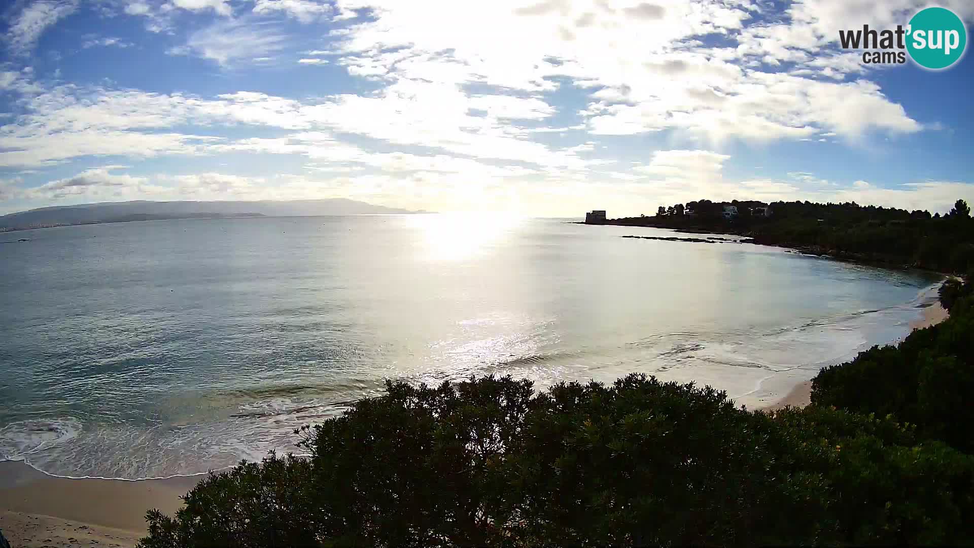 Plage Lazzaretto livecam | Alghero | Sardaigne