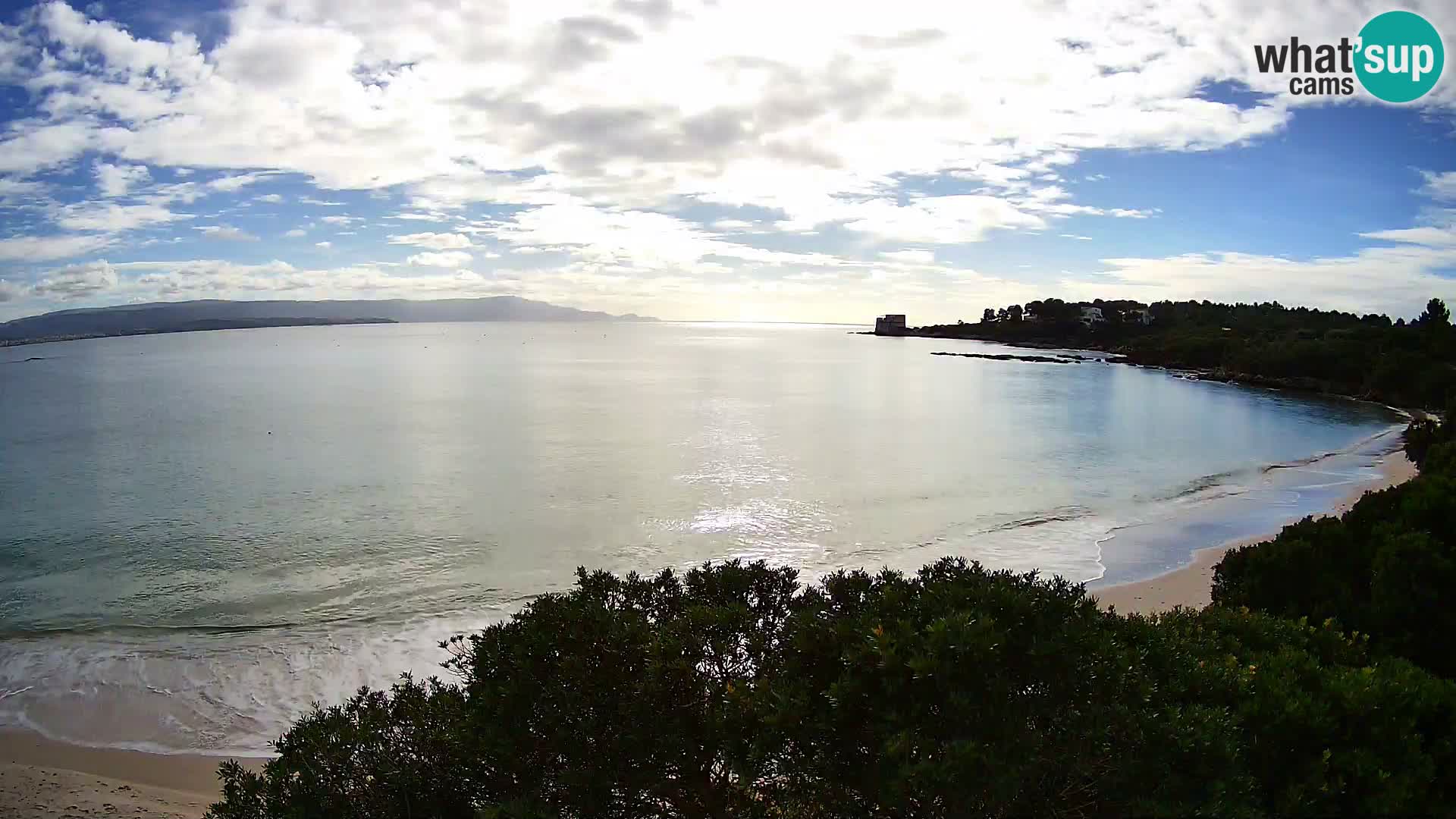 Webcam Lazzaretto beach | Alghero | Sardinia
