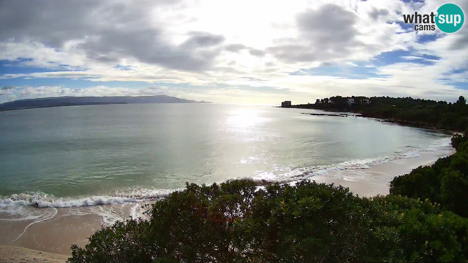 Web kamera plaža Lazzaretto | Alghero | Sardinija