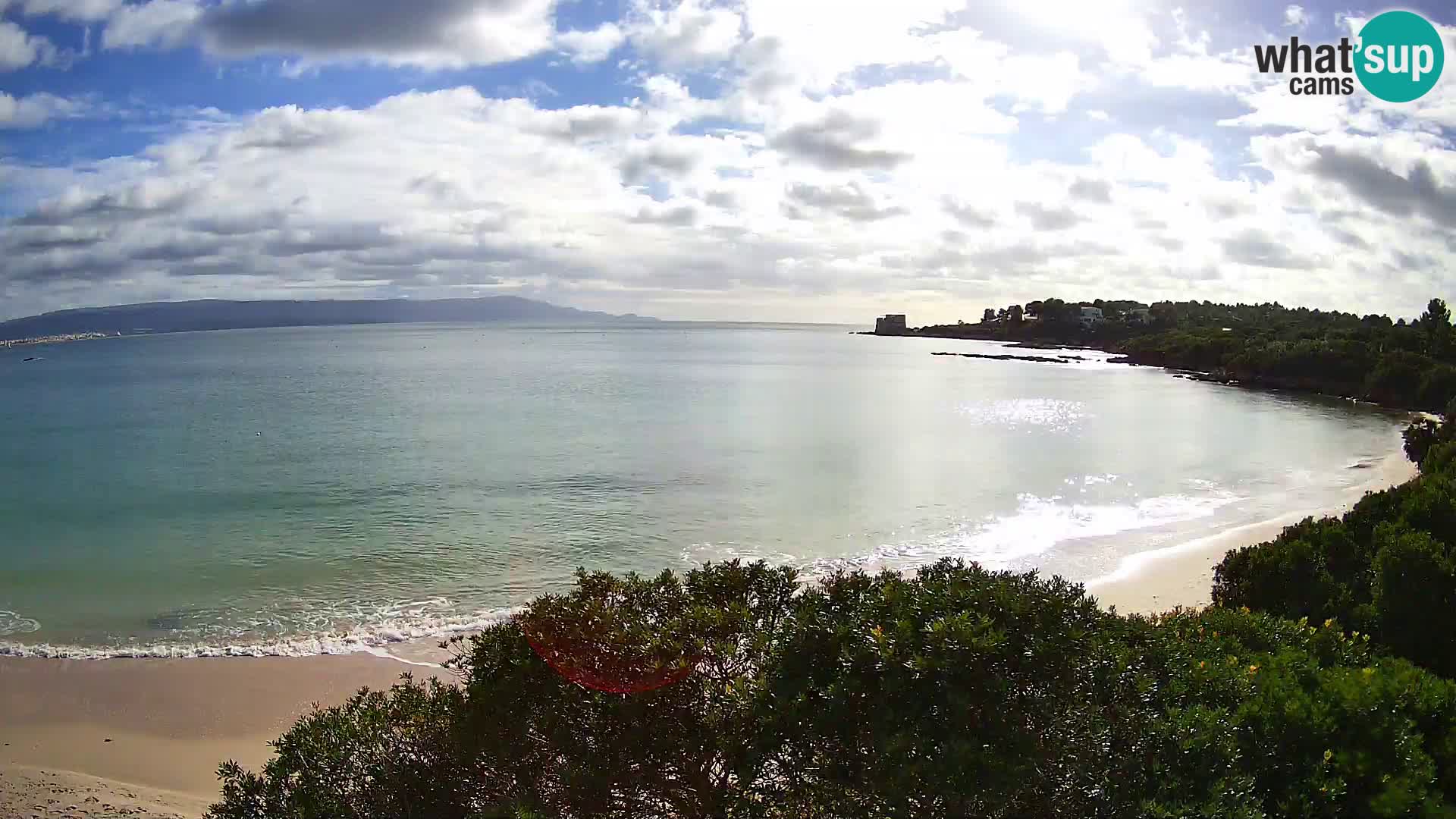 Plage Lazzaretto livecam | Alghero | Sardaigne