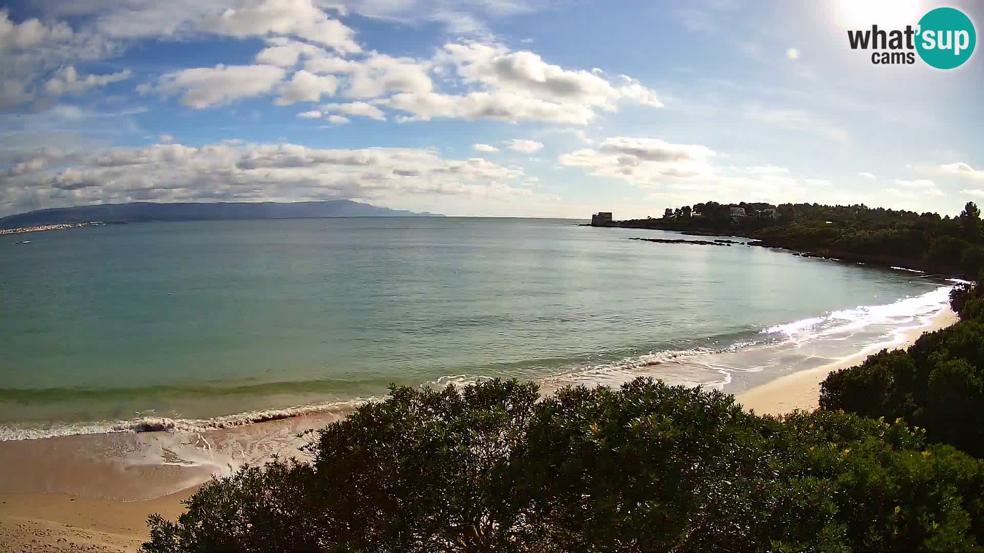 Plage Lazzaretto livecam | Alghero | Sardaigne
