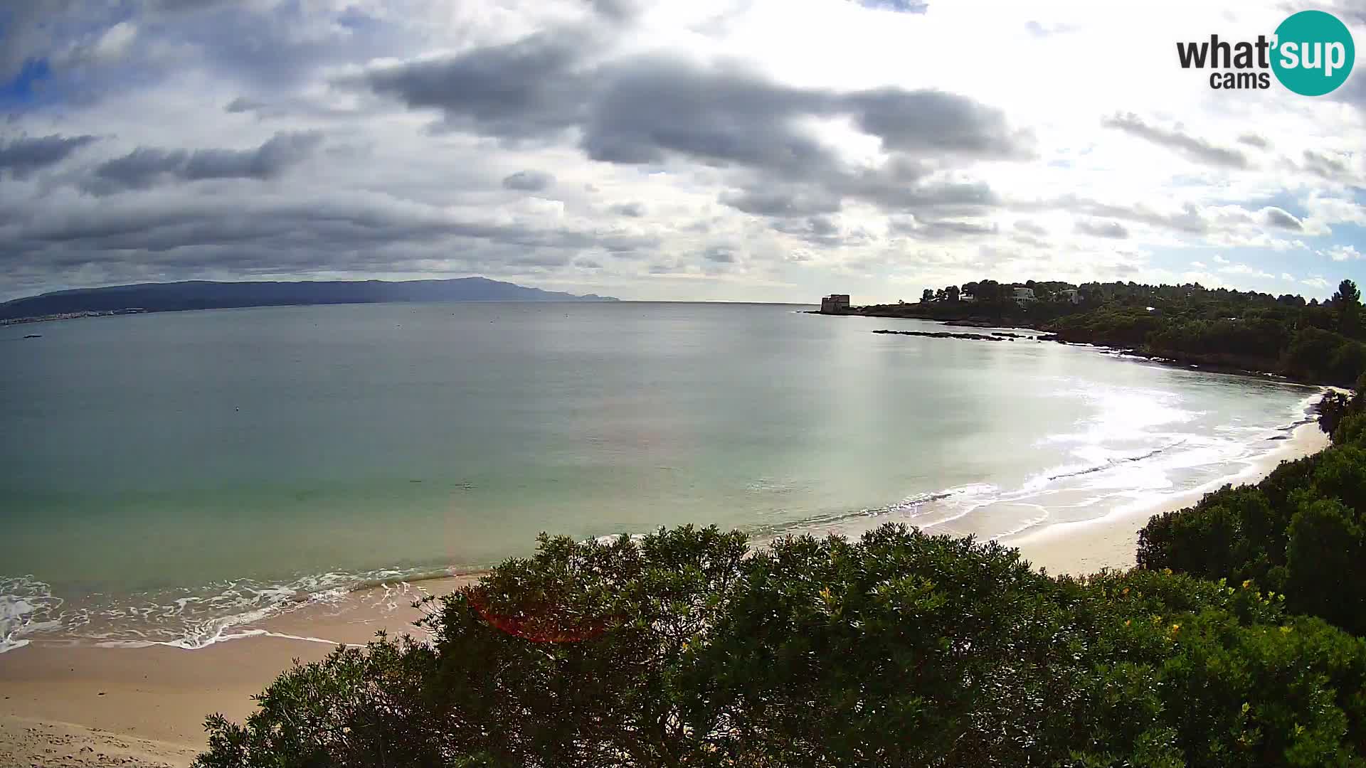 Kamera plaža Lazzaretto | Alghero | Sardinija