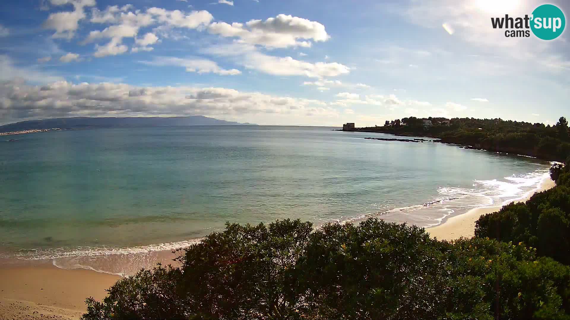 Kamera plaža Lazzaretto | Alghero | Sardinija