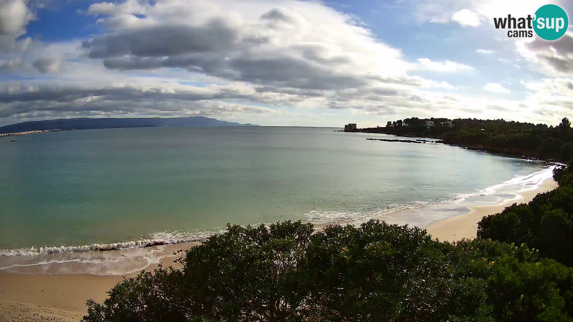 Webcam Lazzaretto Strand | Alghero | Sardinien
