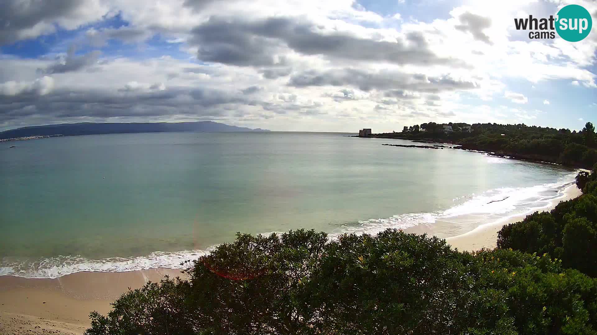 Webcam Lazzaretto beach | Alghero | Sardinia