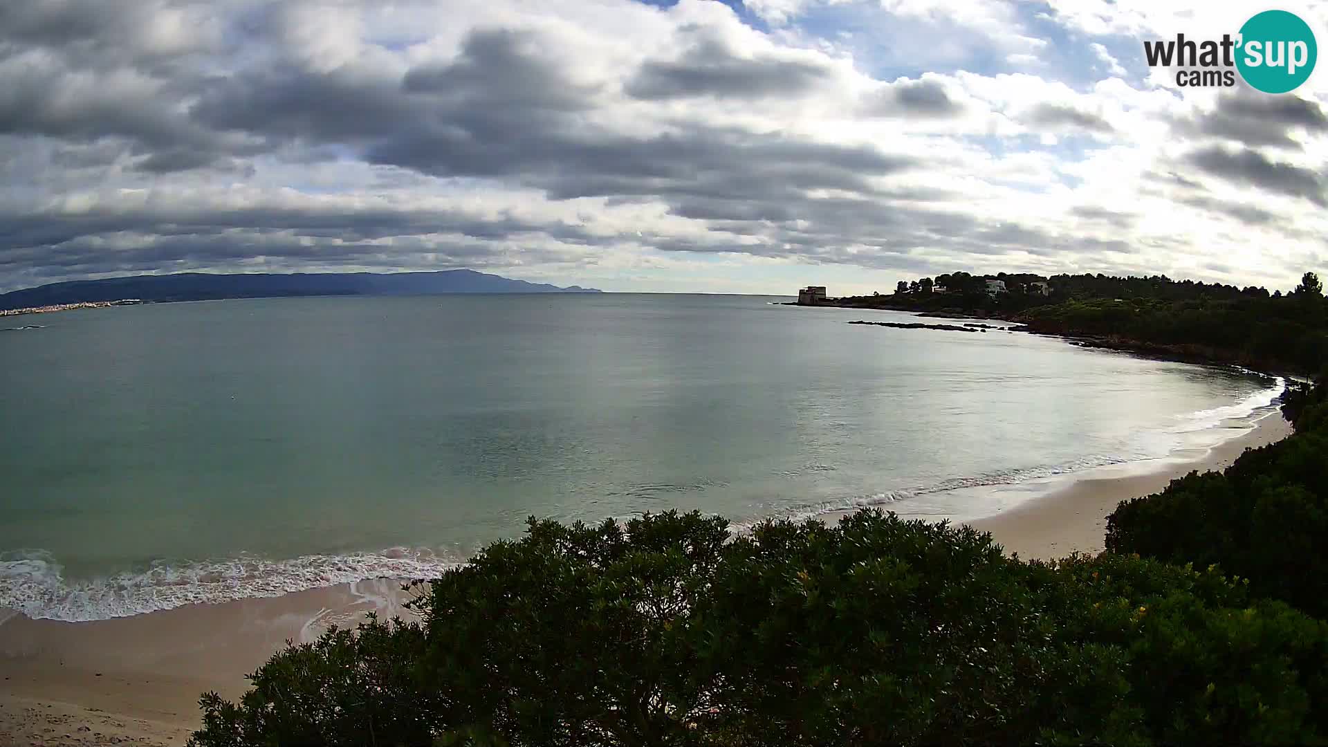 Web kamera plaža Lazzaretto | Alghero | Sardinija