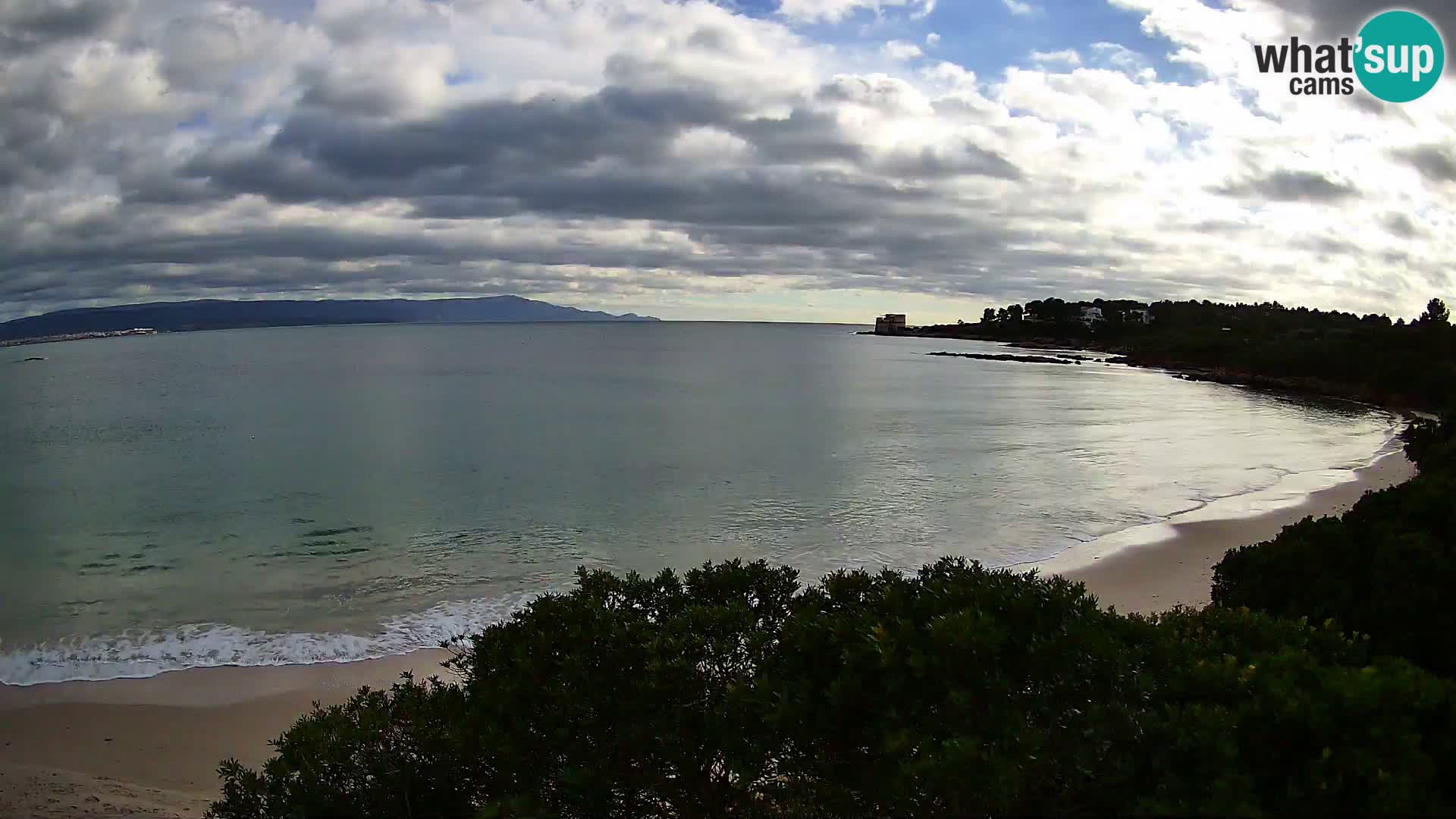 Webcam Lazzaretto Strand | Alghero | Sardinien