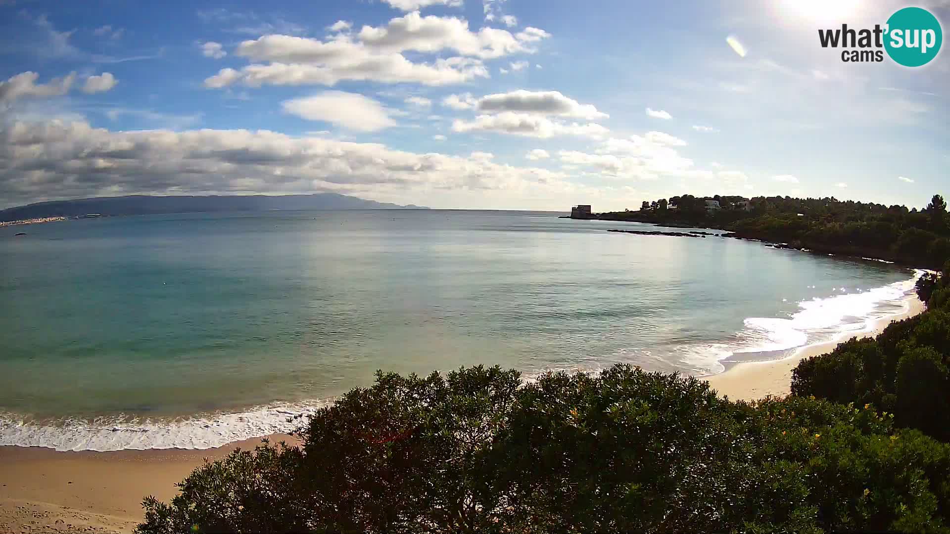 Webcam spiaggia Lazzaretto | Alghero | Sardegna