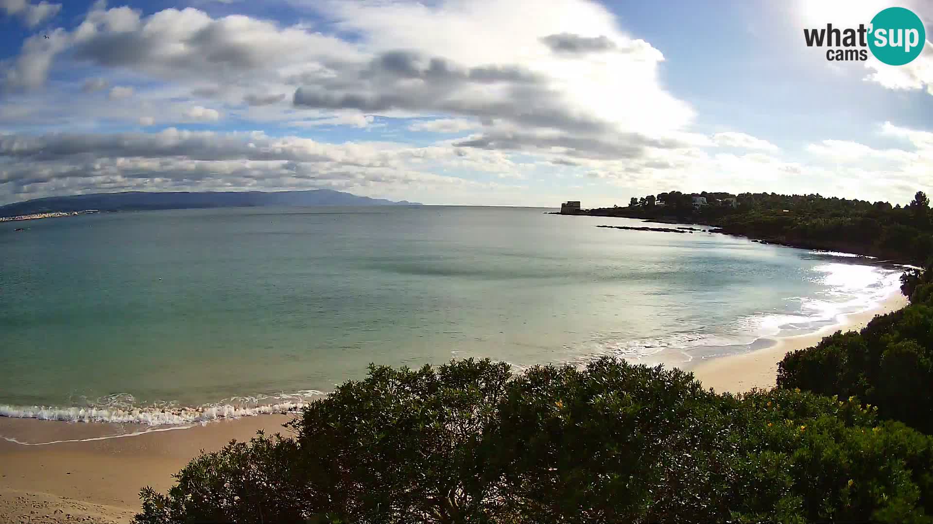 Webcam Lazzaretto beach | Alghero | Sardinia