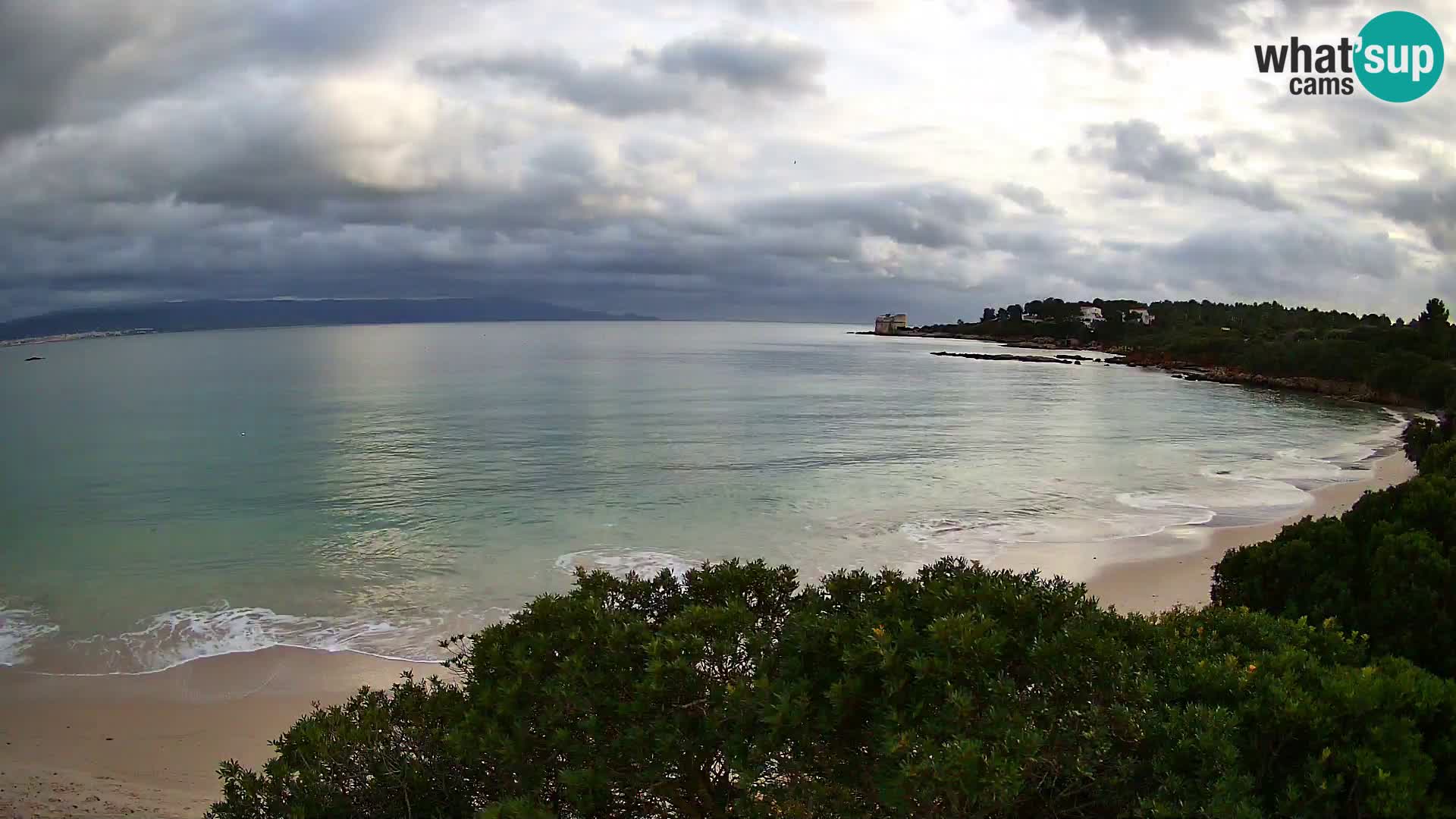 Kamera plaža Lazzaretto | Alghero | Sardinija
