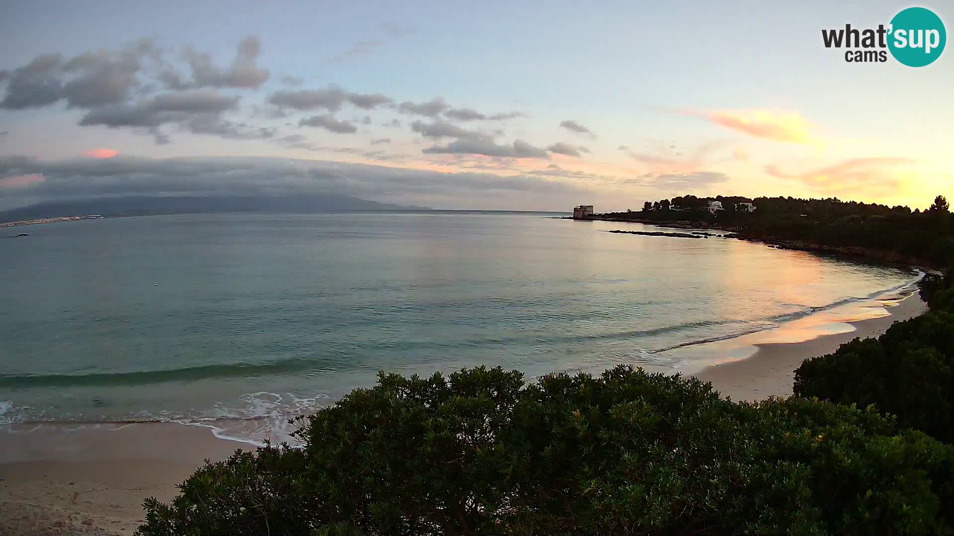 Plage Lazzaretto livecam | Alghero | Sardaigne