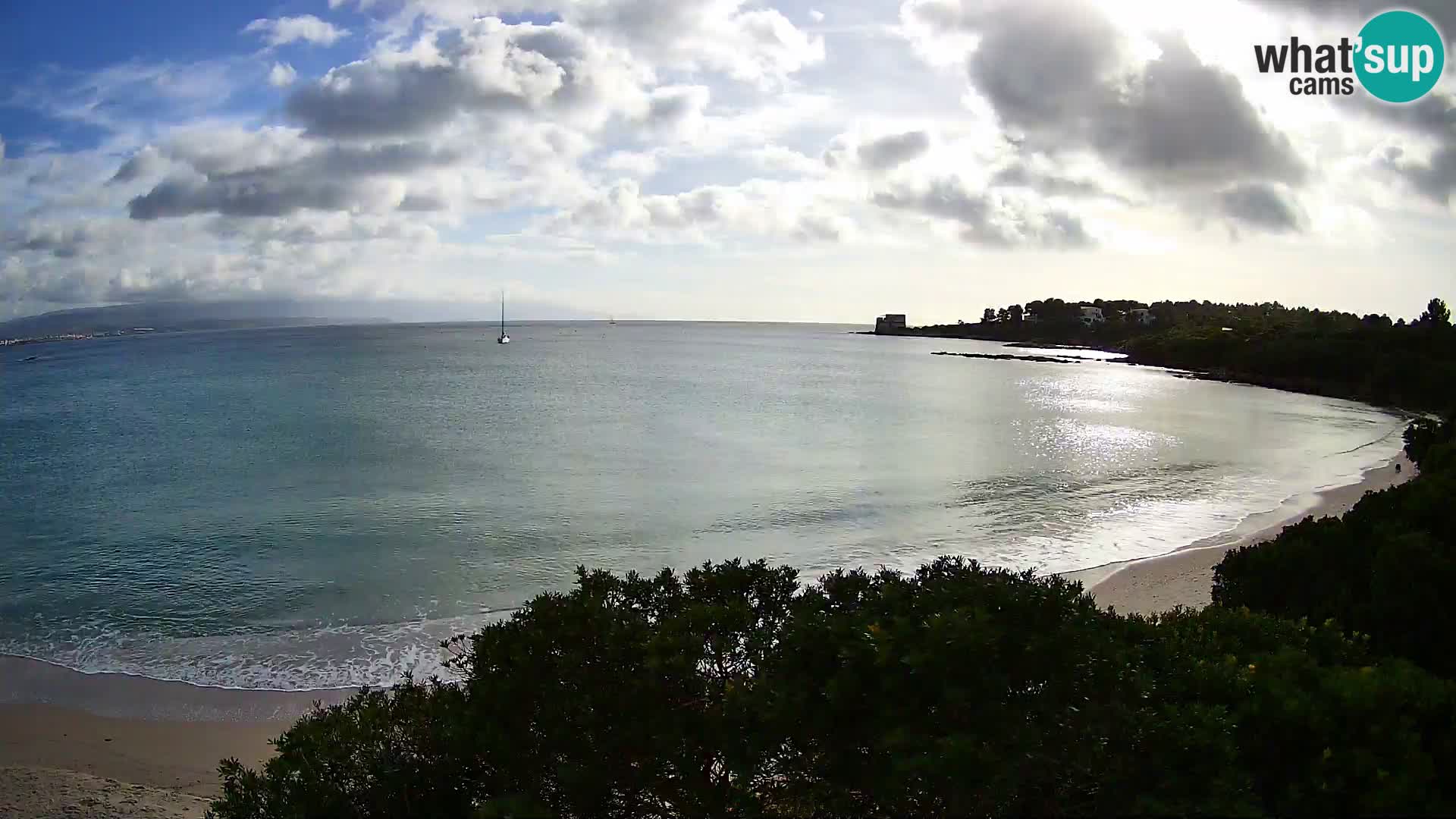 Plage Lazzaretto livecam | Alghero | Sardaigne