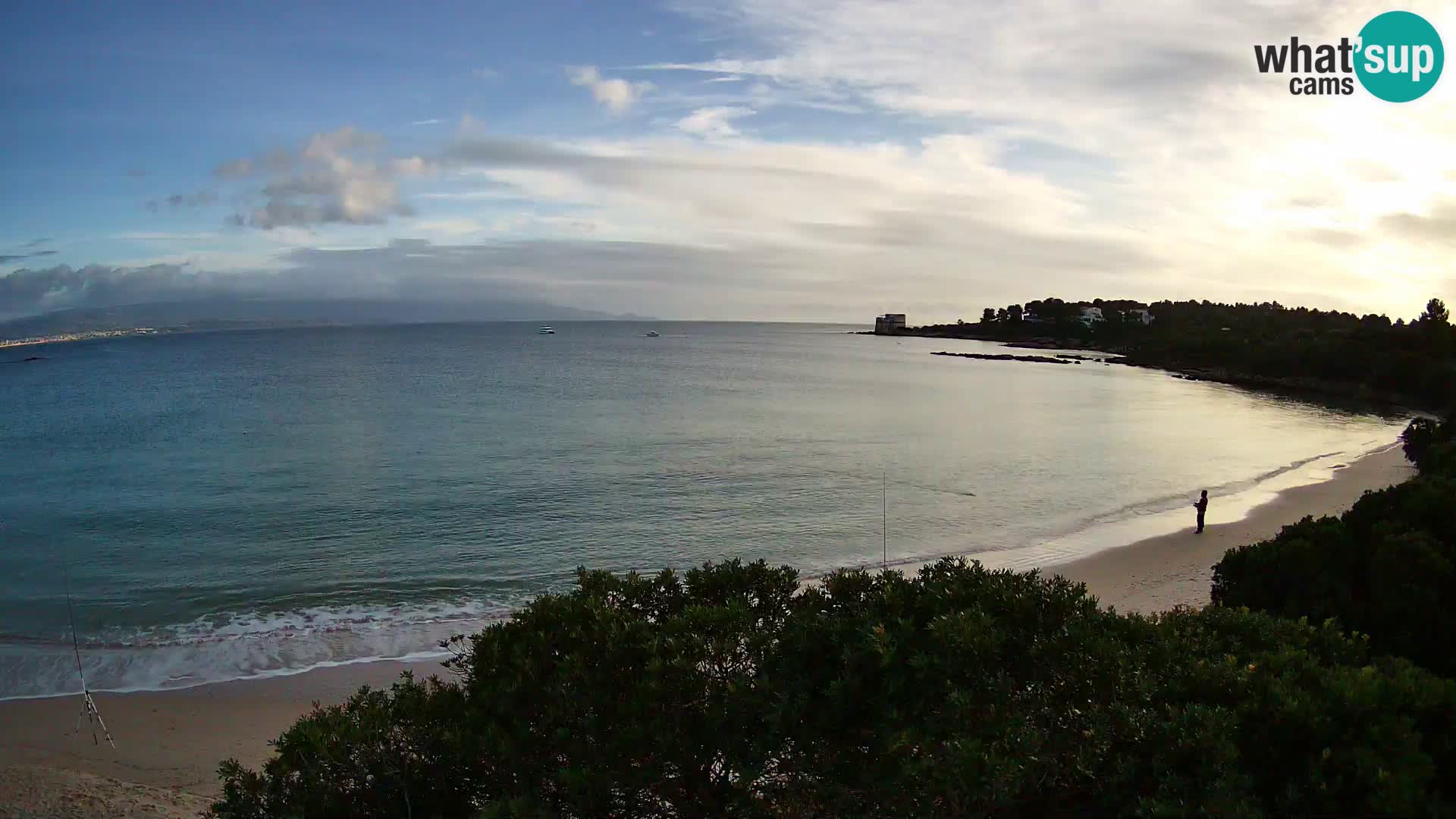Webcam Lazzaretto beach | Alghero | Sardinia