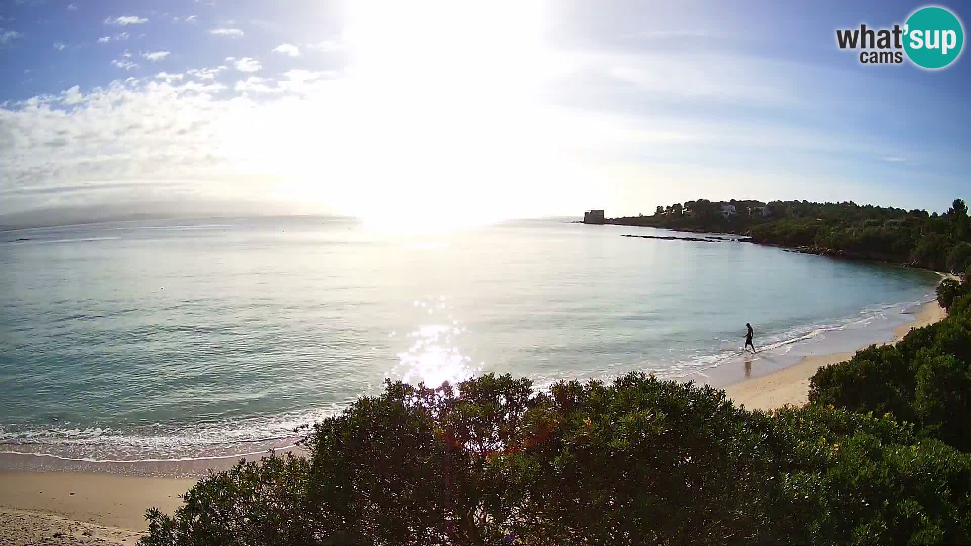 Webcam Lazzaretto beach | Alghero | Sardinia