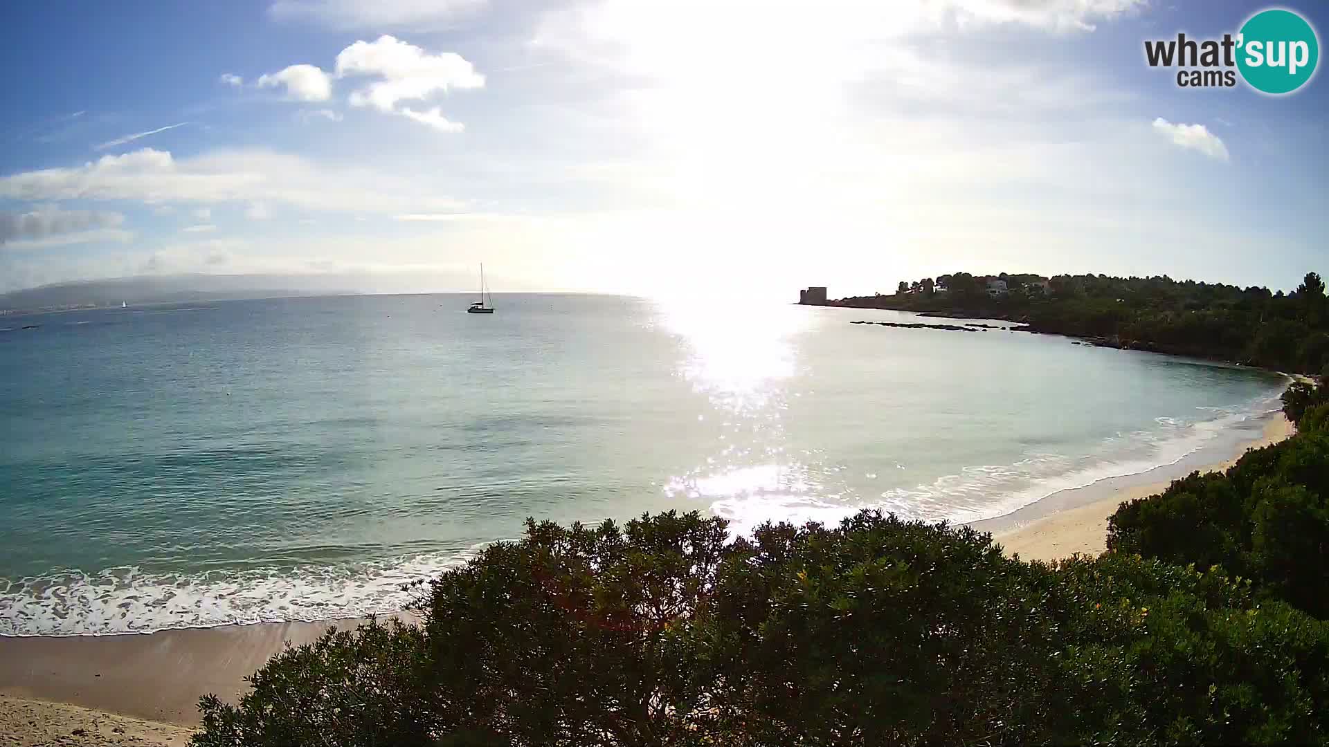 Webcam spiaggia Lazzaretto | Alghero | Sardegna