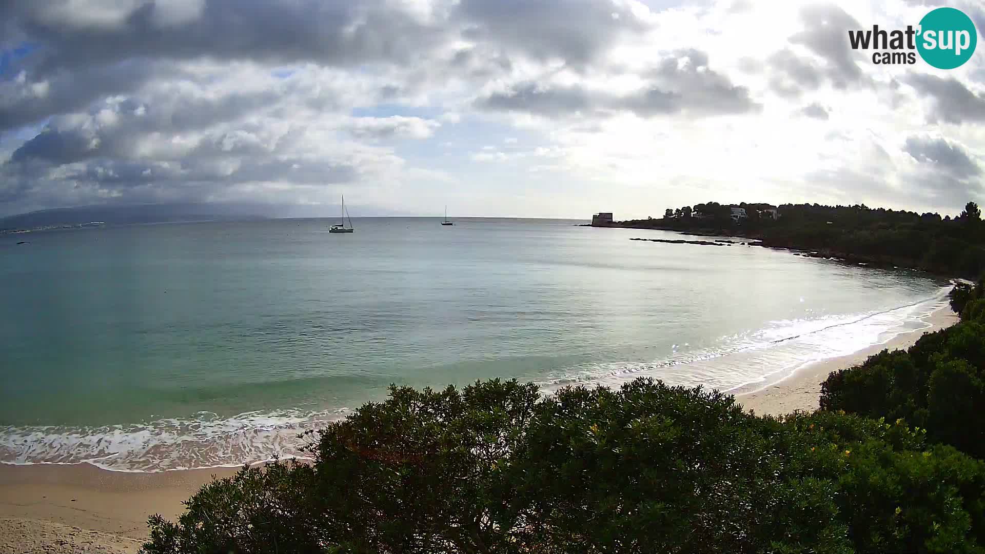Plage Lazzaretto livecam | Alghero | Sardaigne