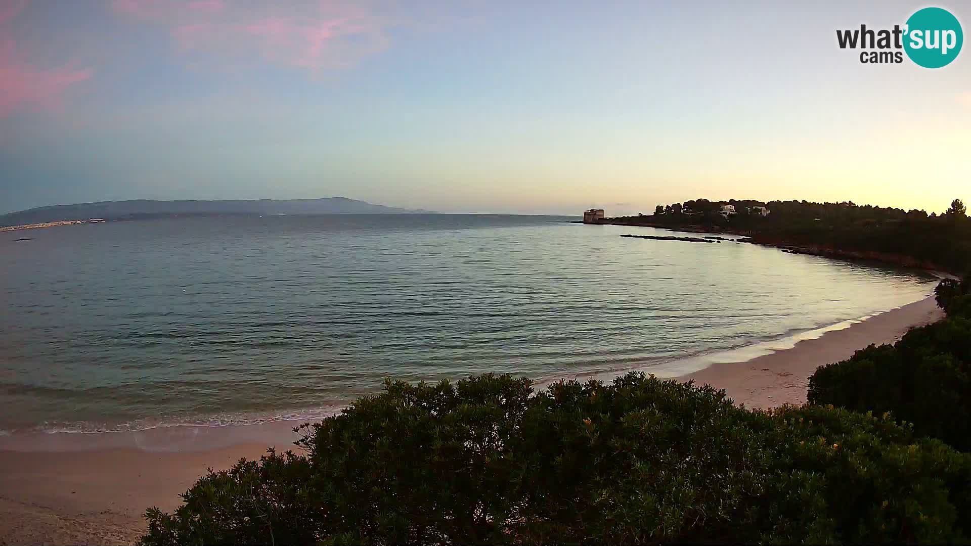 Webcam Lazzaretto beach | Alghero | Sardinia