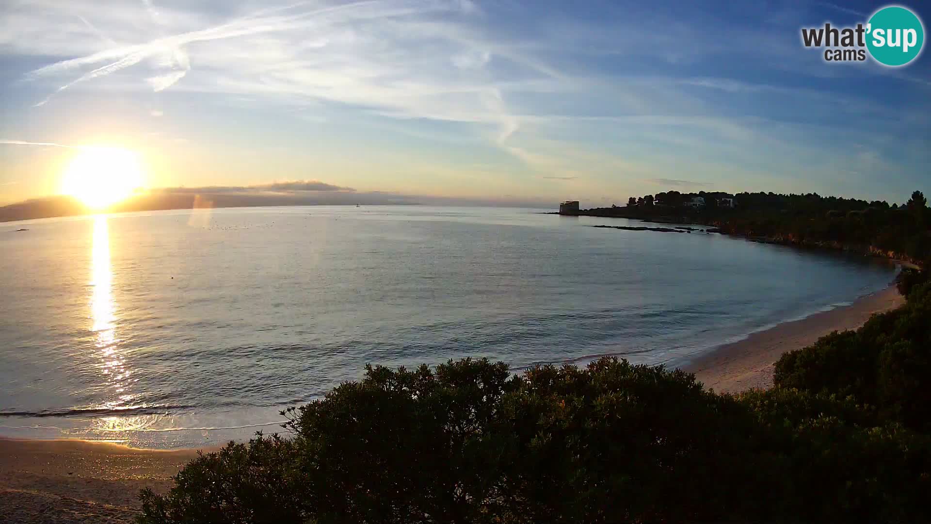Webcam Lazzaretto Strand | Alghero | Sardinien