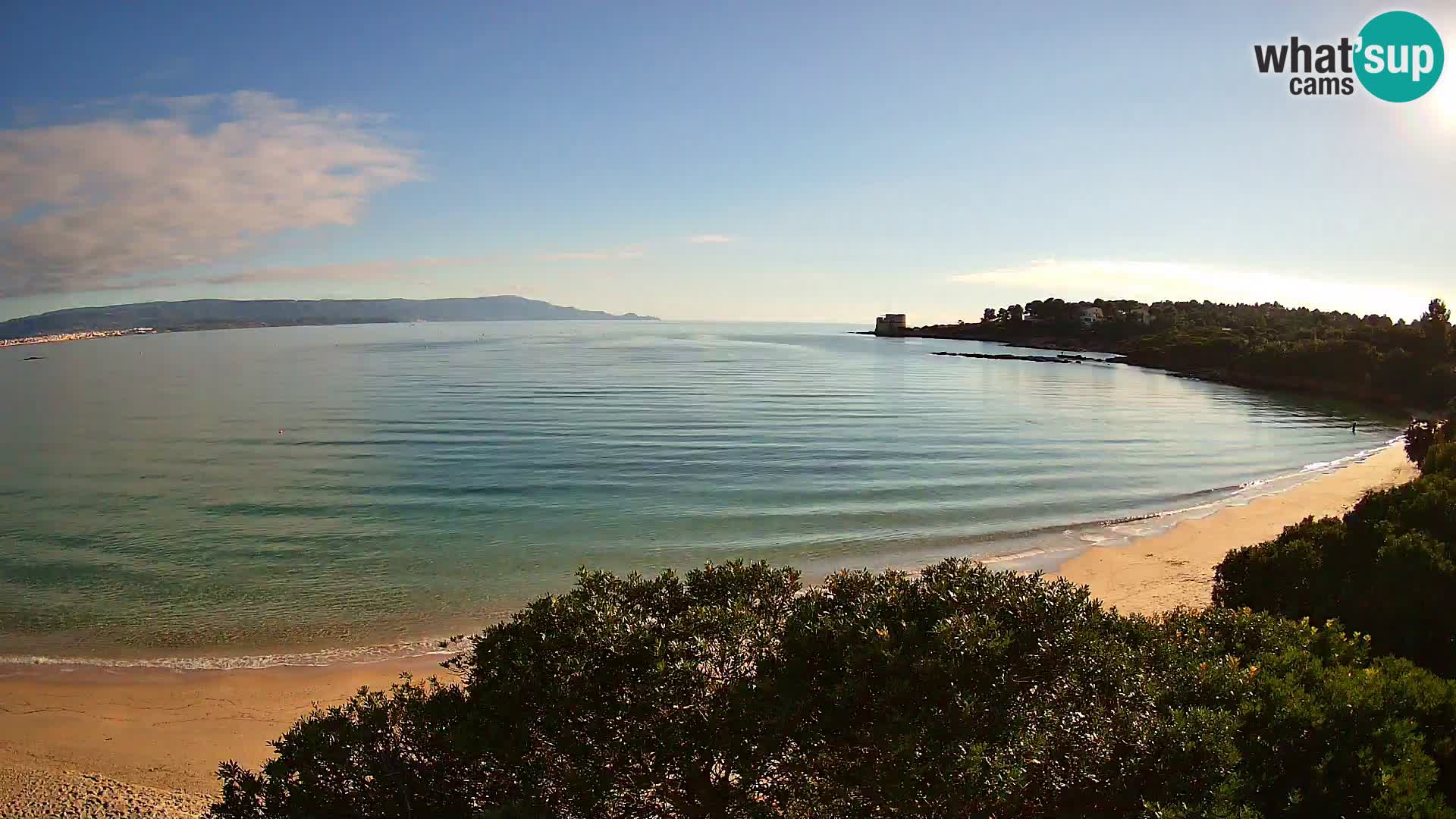 Plage Lazzaretto livecam | Alghero | Sardaigne