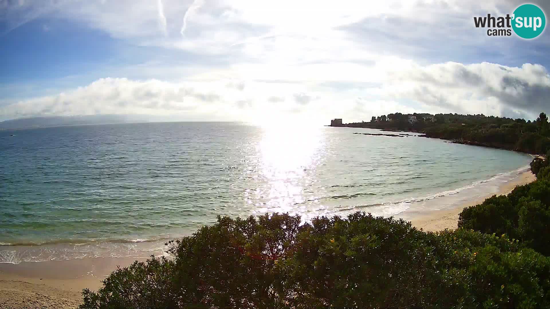 Webcam Lazzaretto beach | Alghero | Sardinia