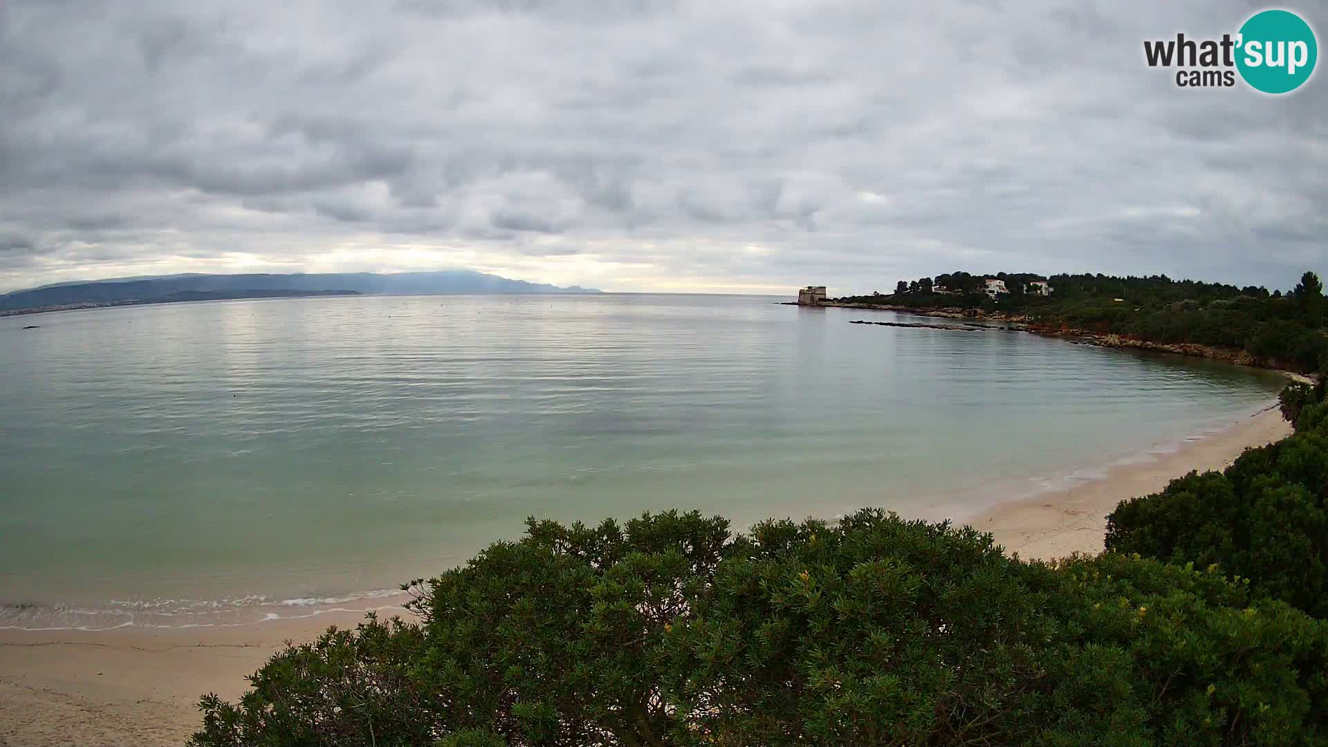 Web kamera plaža Lazzaretto | Alghero | Sardinija