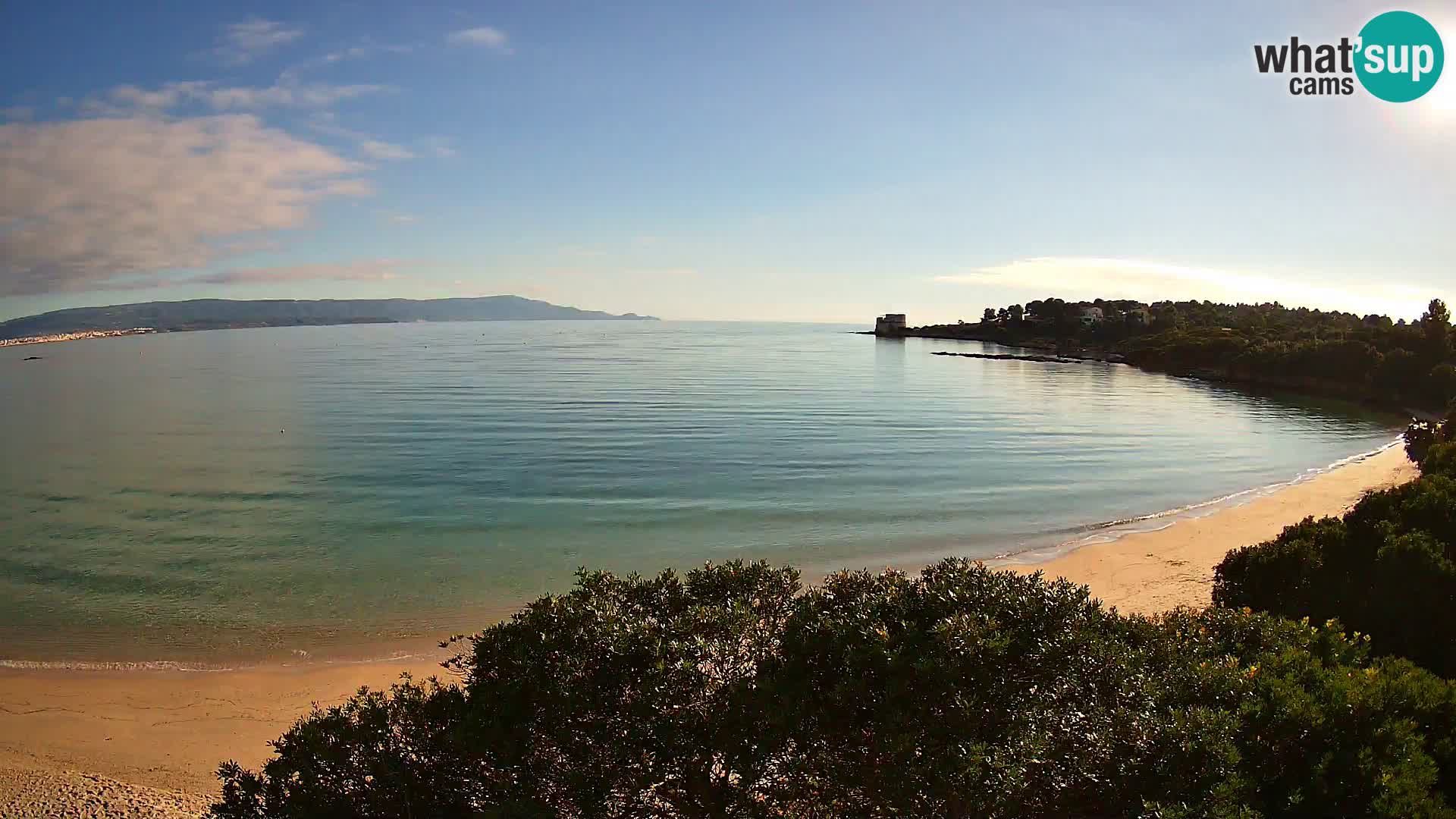 Webcam Lazzaretto beach | Alghero | Sardinia