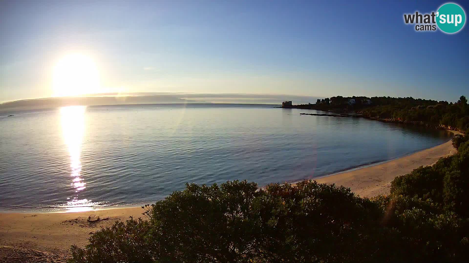 Webcam Lazzaretto Strand | Alghero | Sardinien