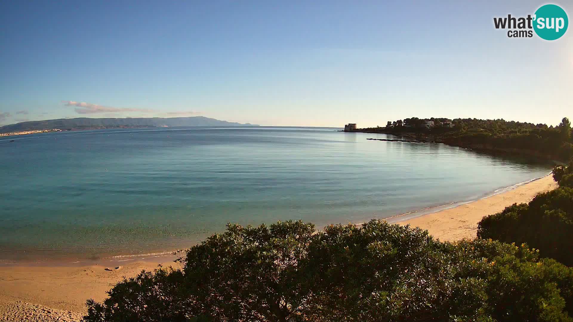 Kamera plaža Lazzaretto | Alghero | Sardinija