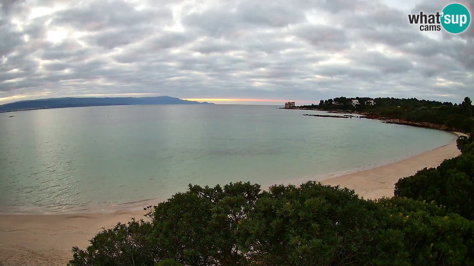 Webcam Lazzaretto Strand | Alghero | Sardinien