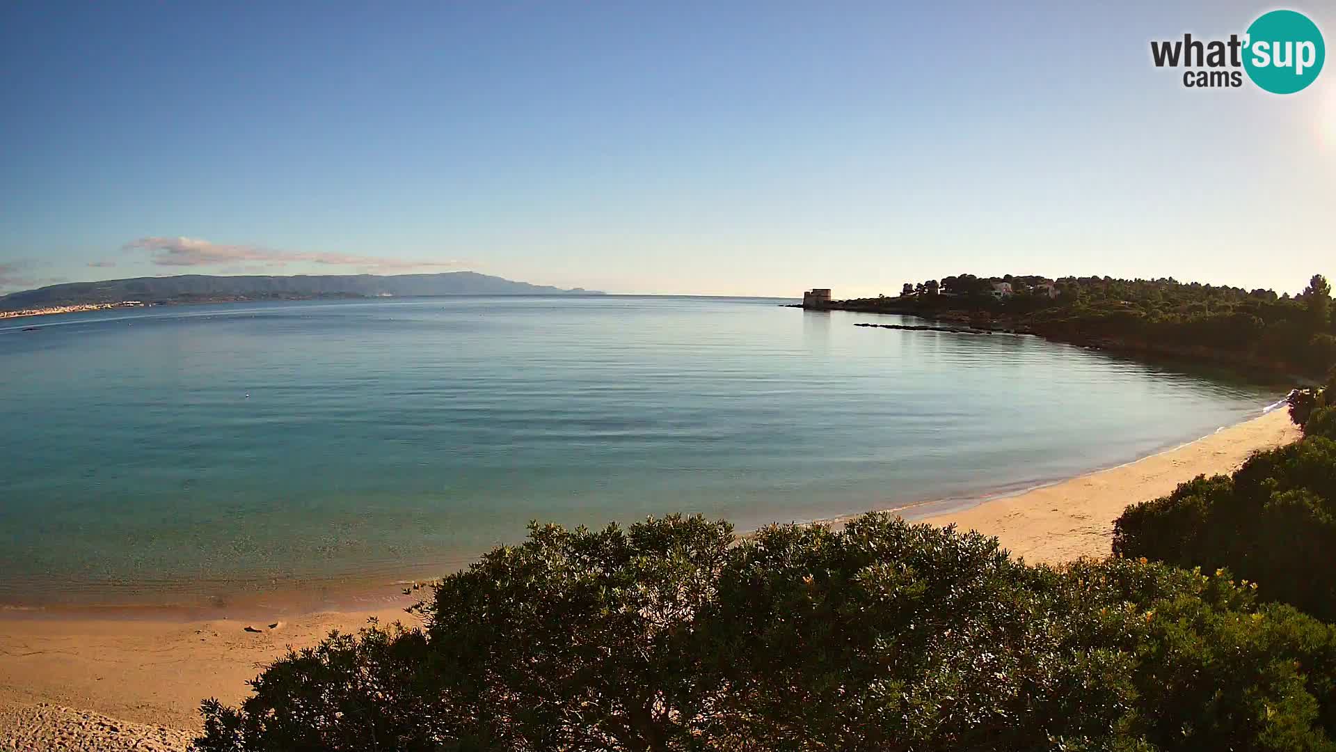 Plage Lazzaretto livecam | Alghero | Sardaigne