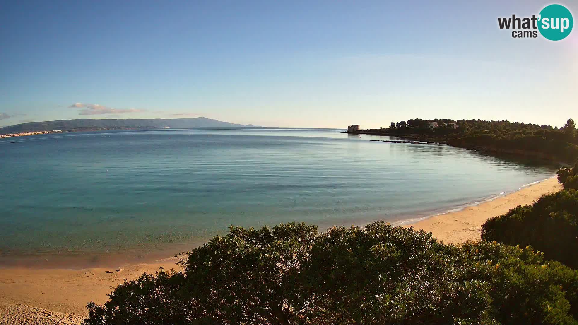 Kamera plaža Lazzaretto | Alghero | Sardinija