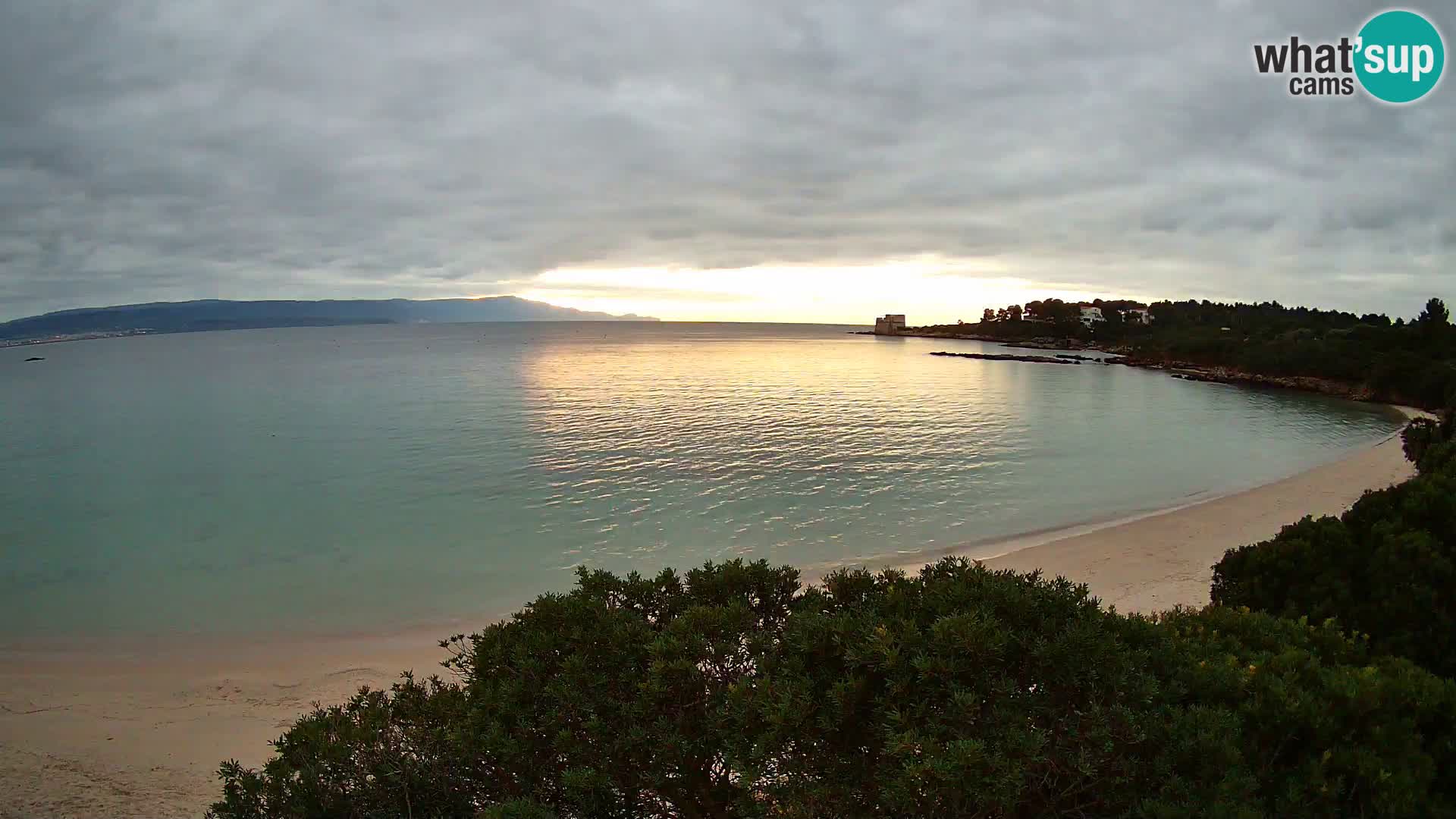 Web kamera plaža Lazzaretto | Alghero | Sardinija