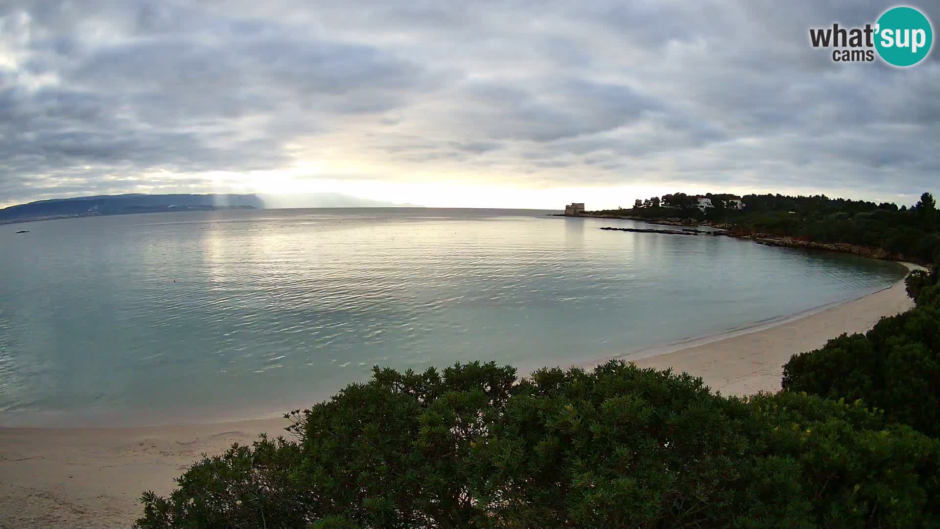 Webcam Lazzaretto Strand | Alghero | Sardinien